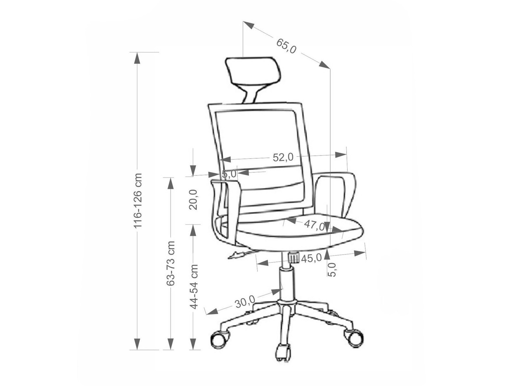 Chaise de bureau Houston 2105
