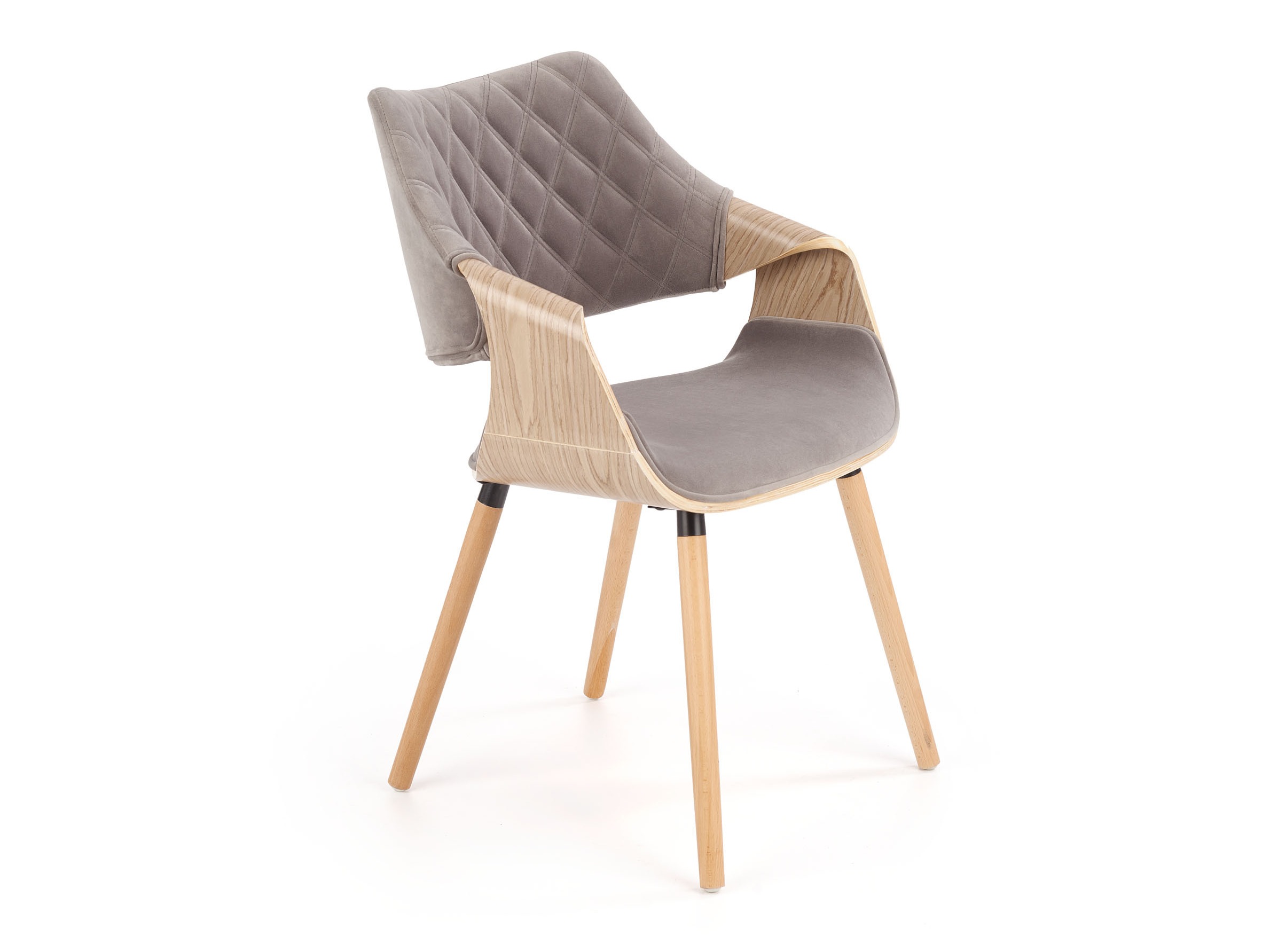 Chaise Houston 720 (Clair bois + Gris)
