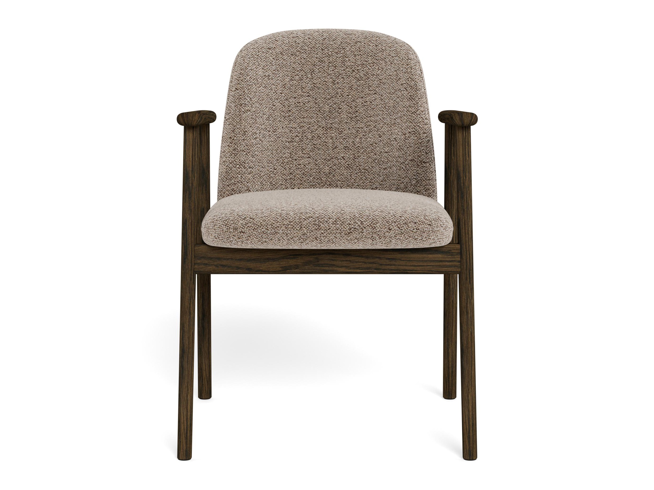 Chaise Norsica 890 (Beige + Bois sombre)