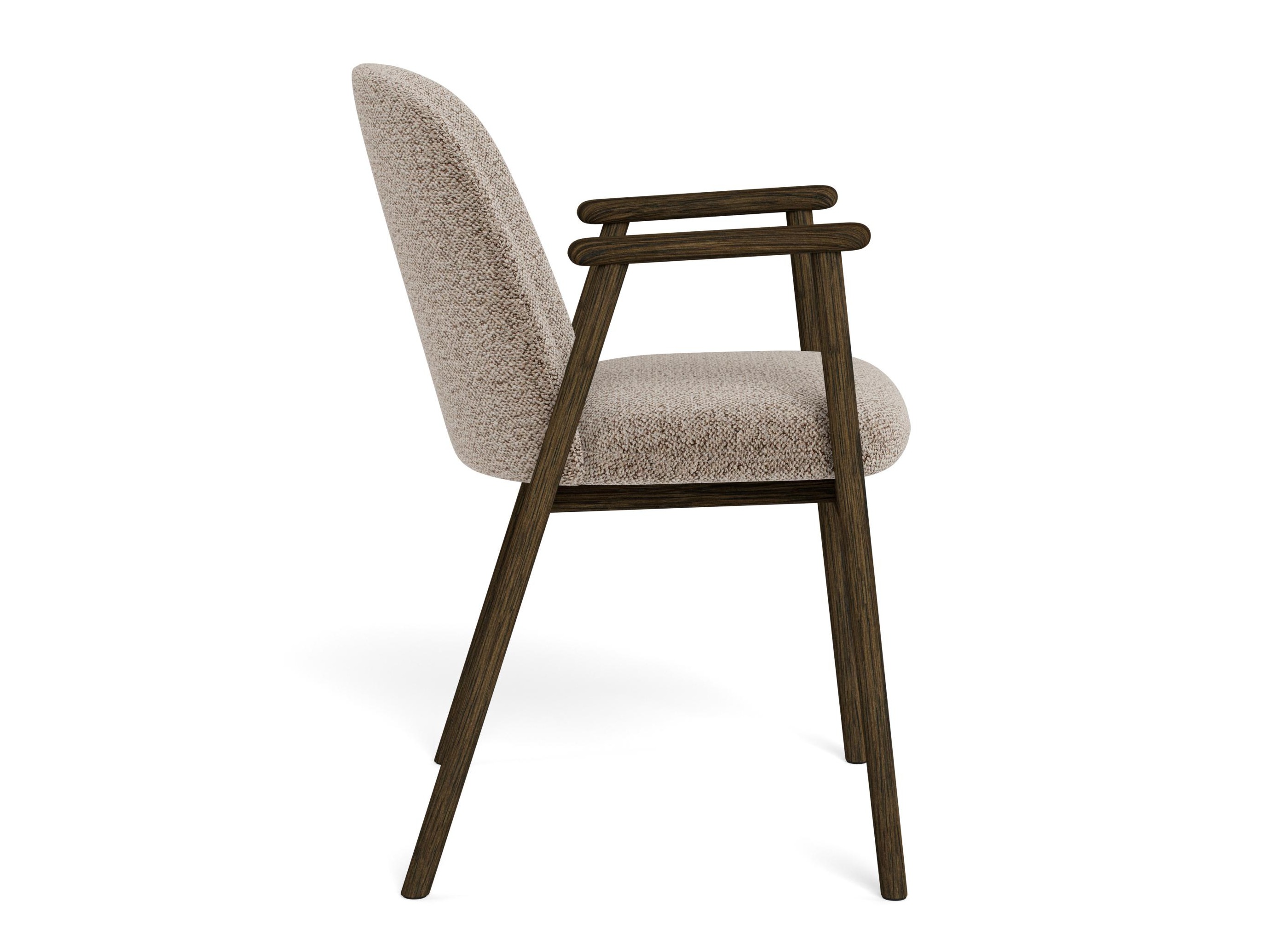 Chaise Norsica 890 (Beige + Bois sombre)