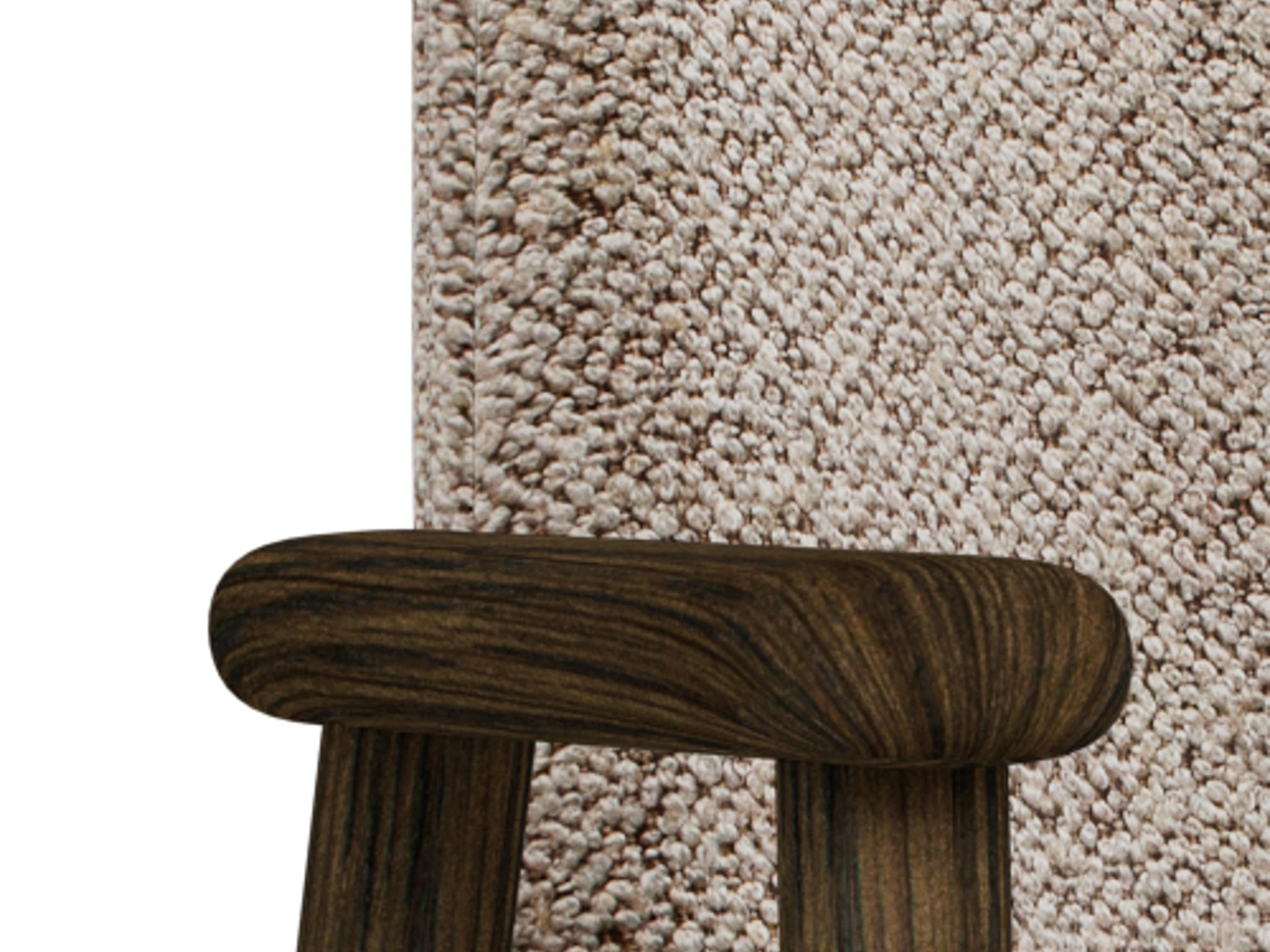 Chaise Norsica 890 (Beige + Bois sombre)