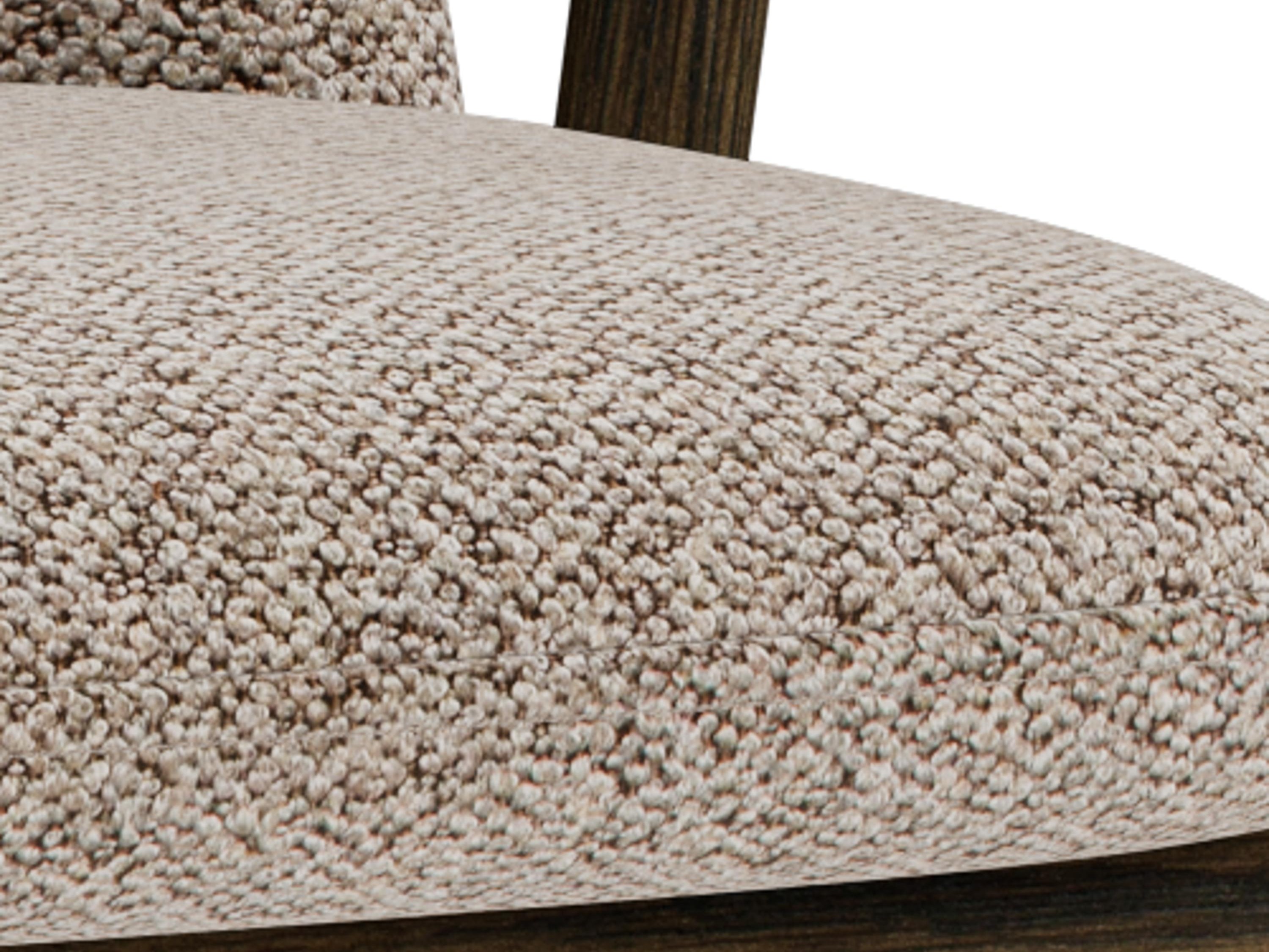 Chaise Norsica 890 (Beige + Bois sombre)