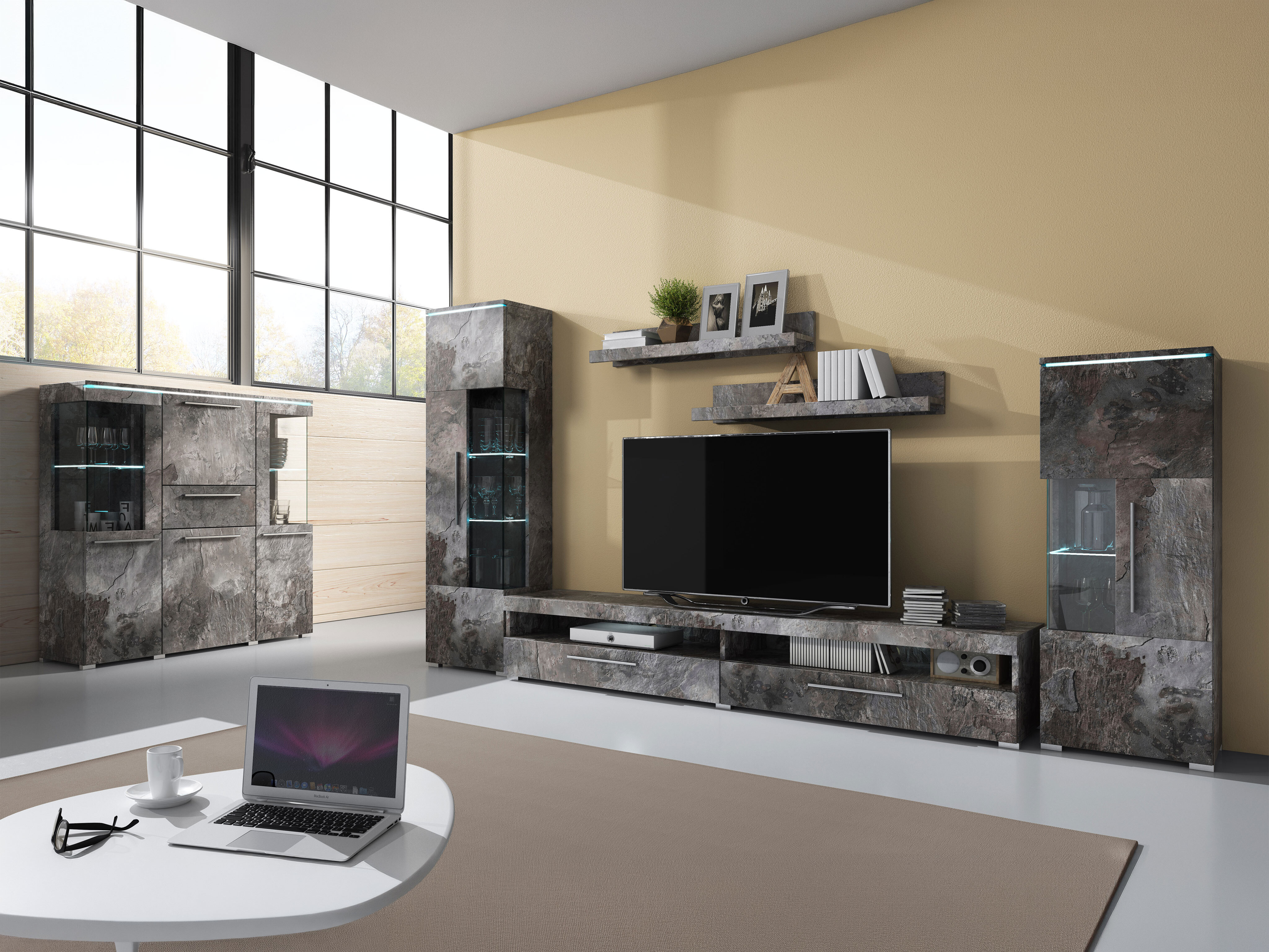 Commode Torvire 115 (Béton foncé)