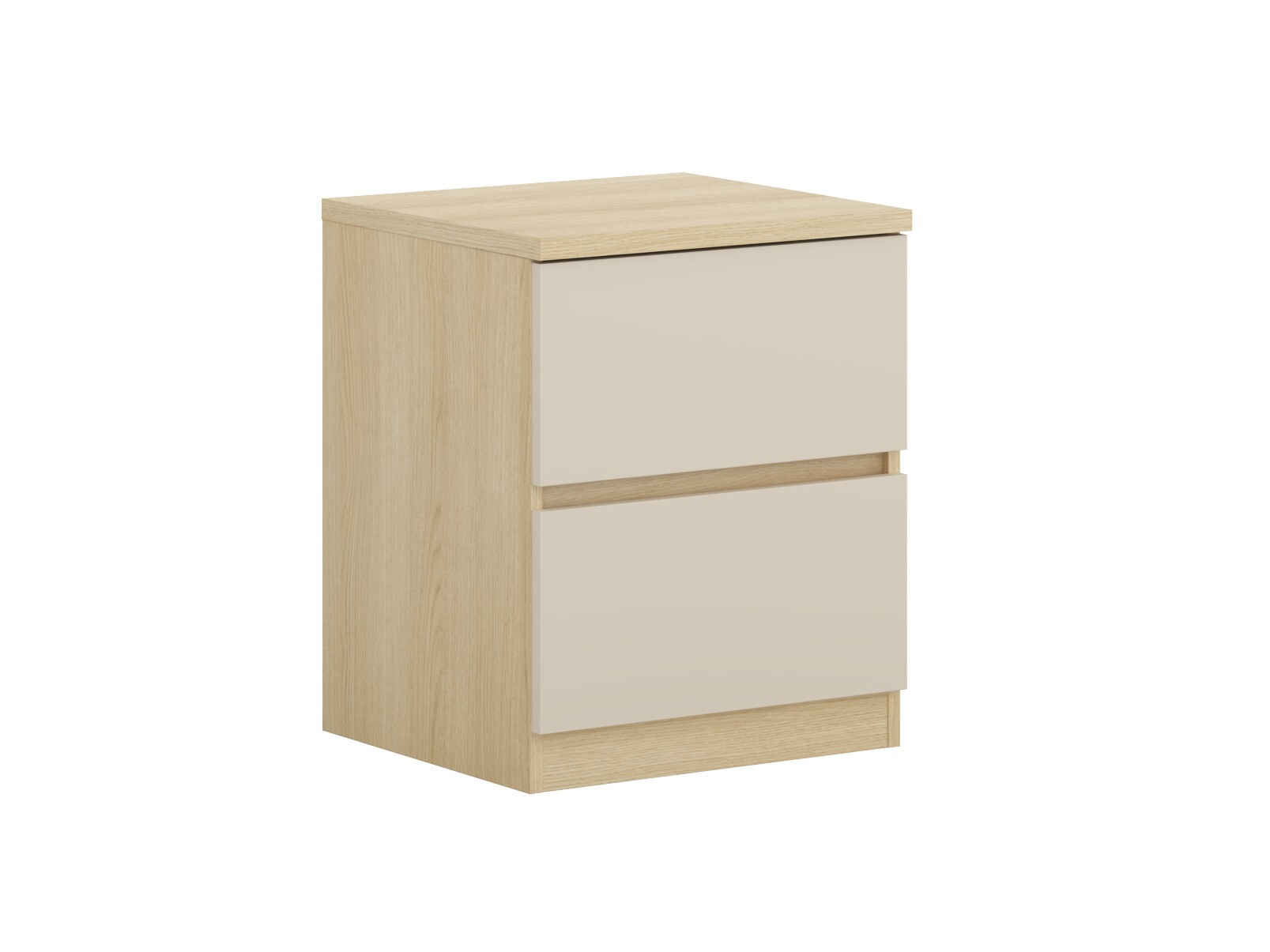 Table de chevet Nolcala 108 (Chêne + Beige)