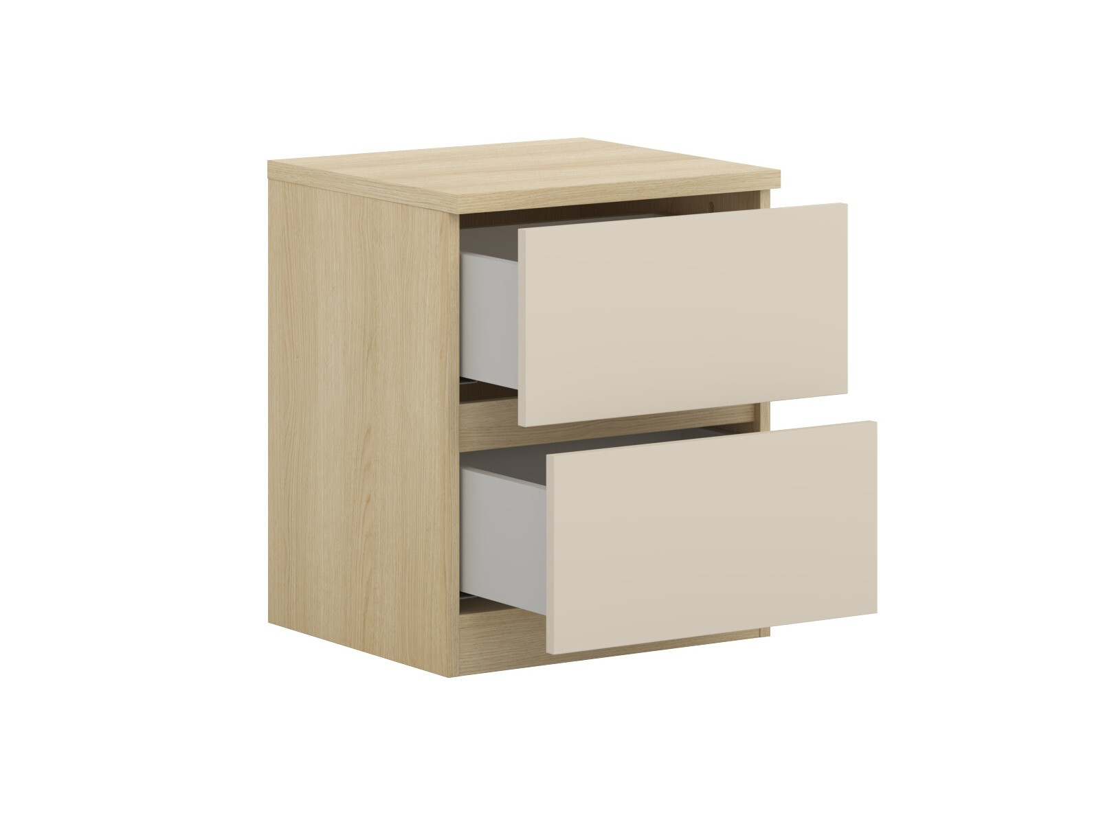 Table de chevet Nolcala 108 (Chêne + Beige)