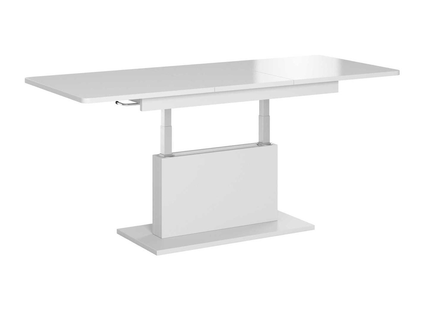 Table basse transformateur Houston 1253 (Mat blanc)