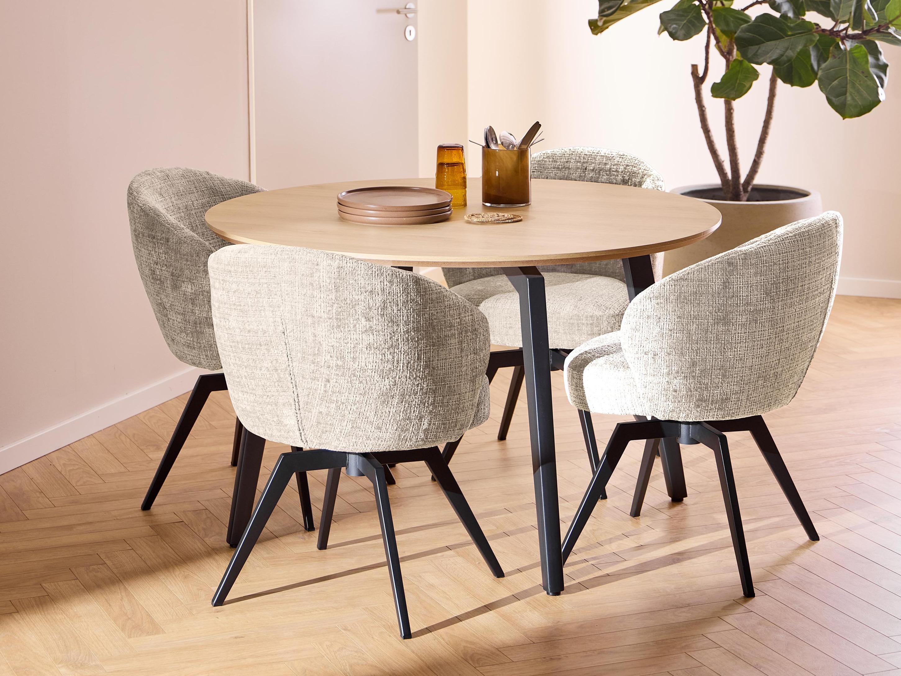 Chaise Norsica 869 (Brun clair)