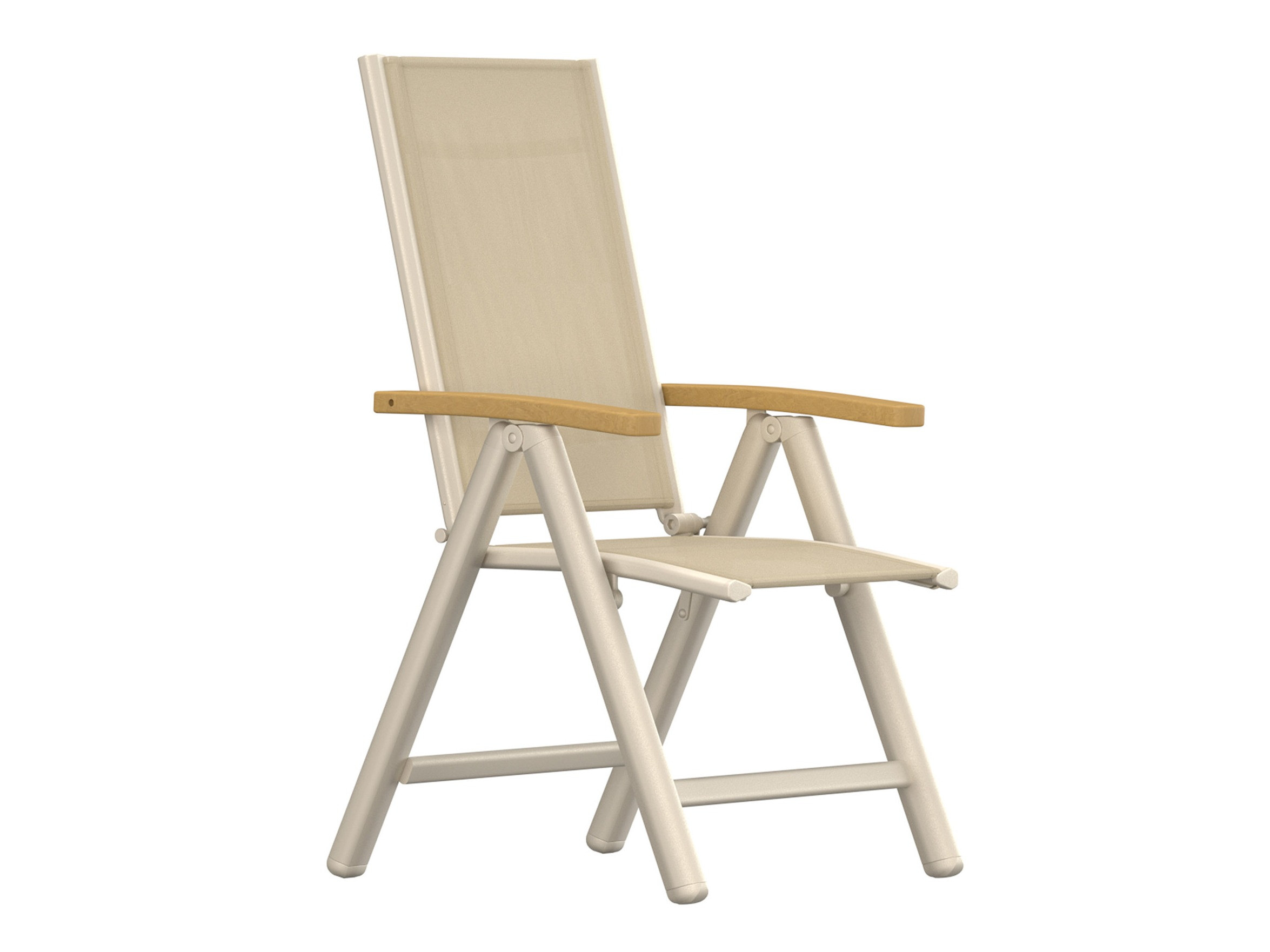 Chaise de jardin Dallas 2848 (Beige + Teck)