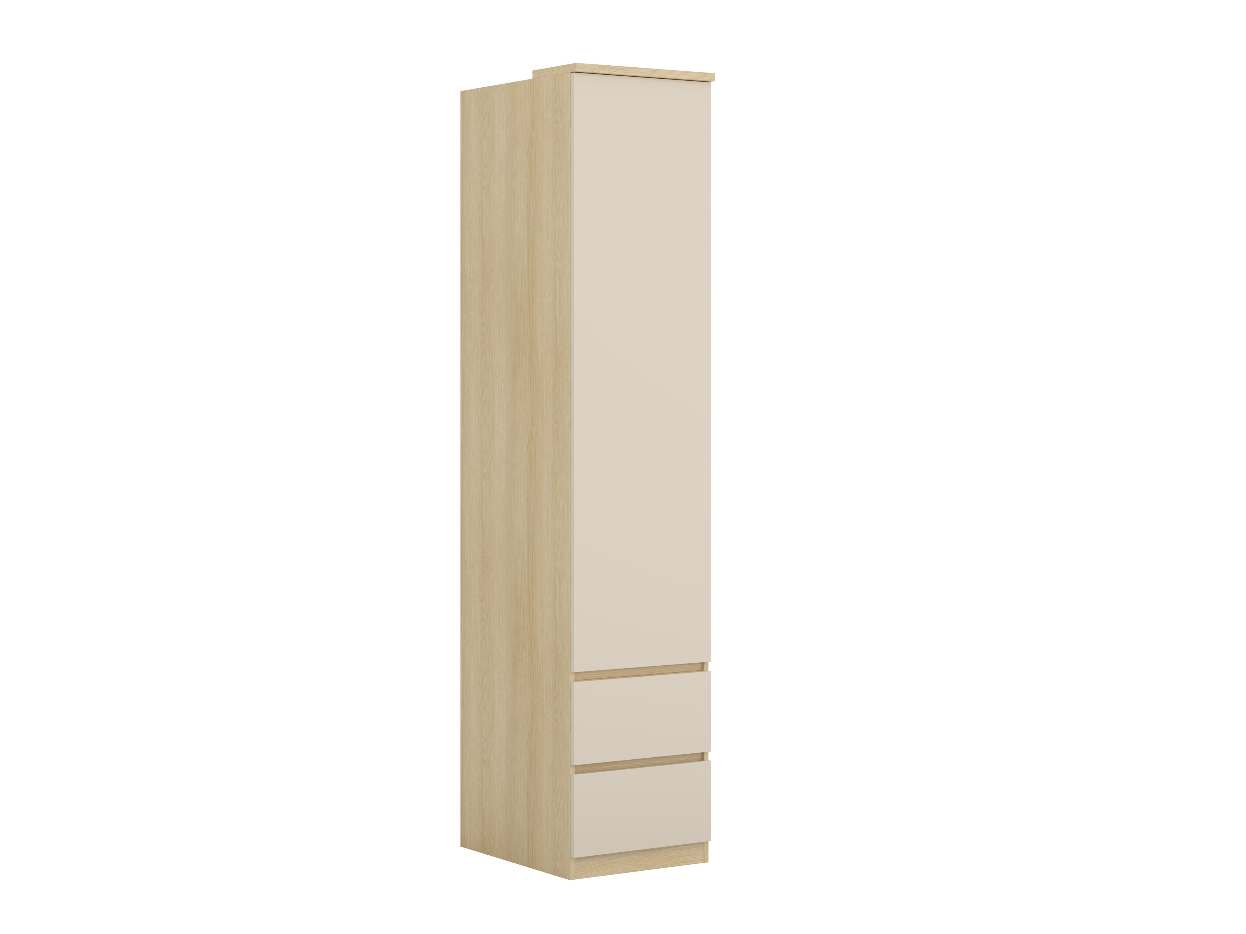 Armoire Nolcala 119 (Chêne + Beige)