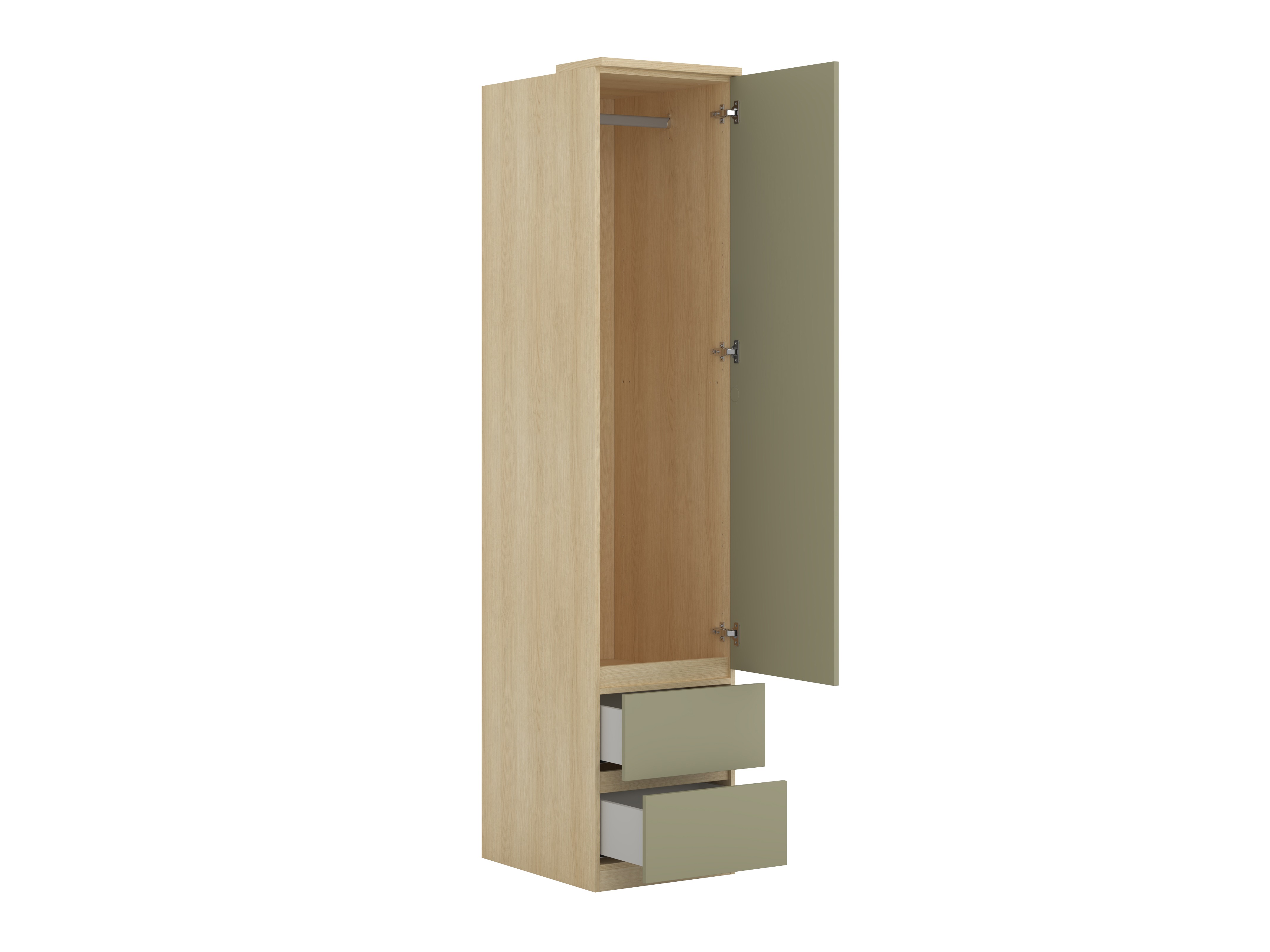 Armoire Nolcala 119 (Chêne + Eucalyptus)