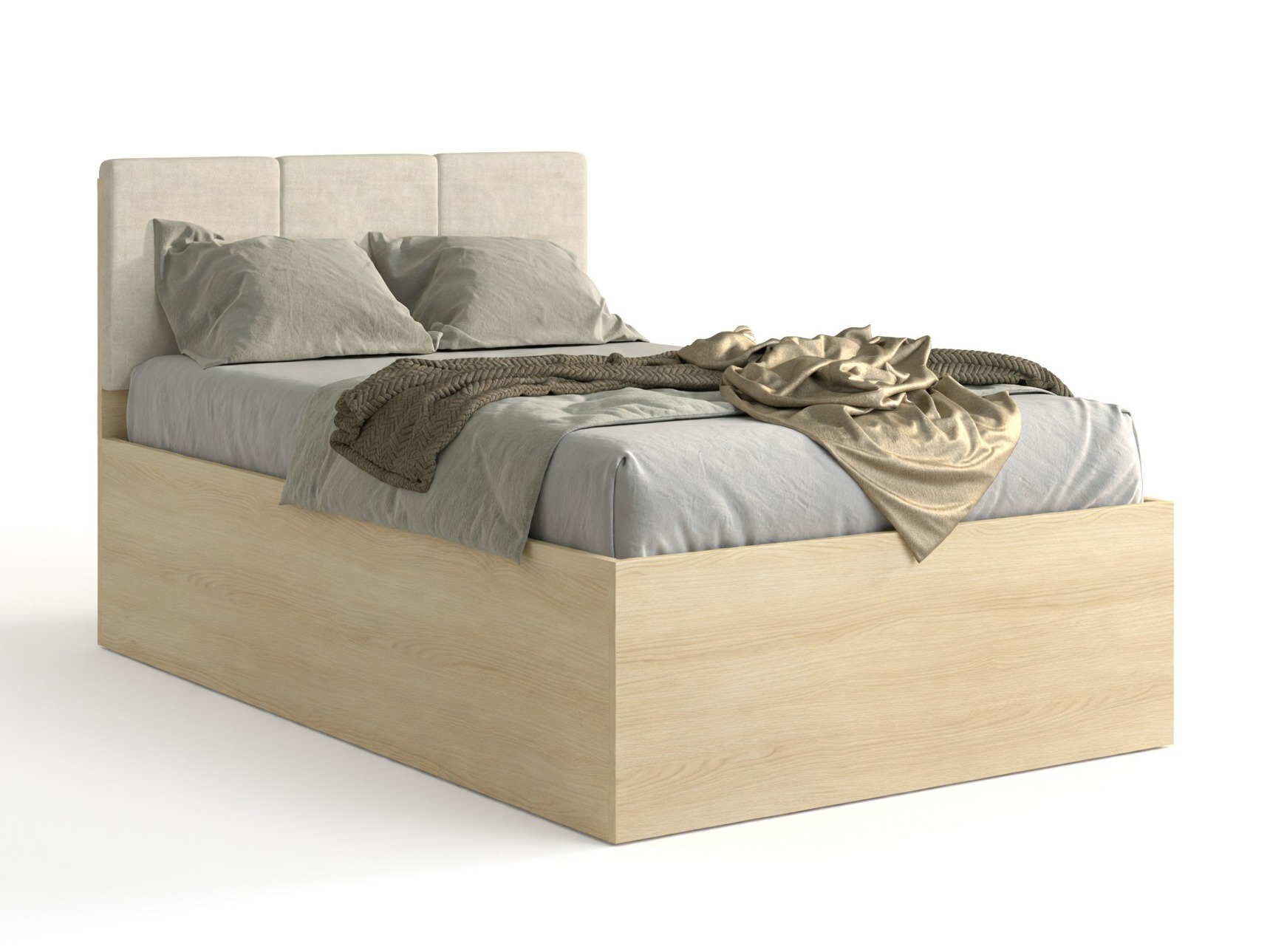 Ensemble de meubles Nolcala 121 (Chêne + Beige)