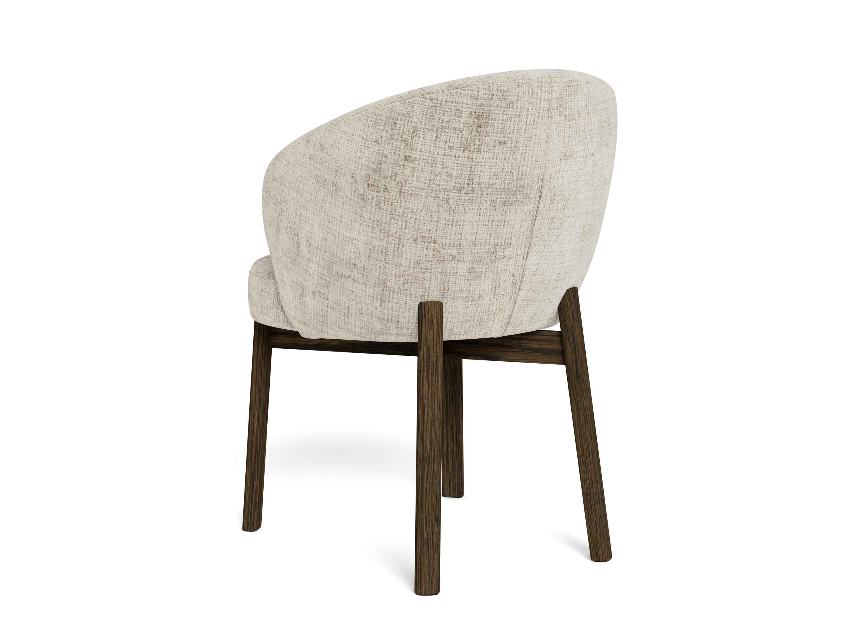 Chaise Norsica 1001 (Beige + Brun foncé)