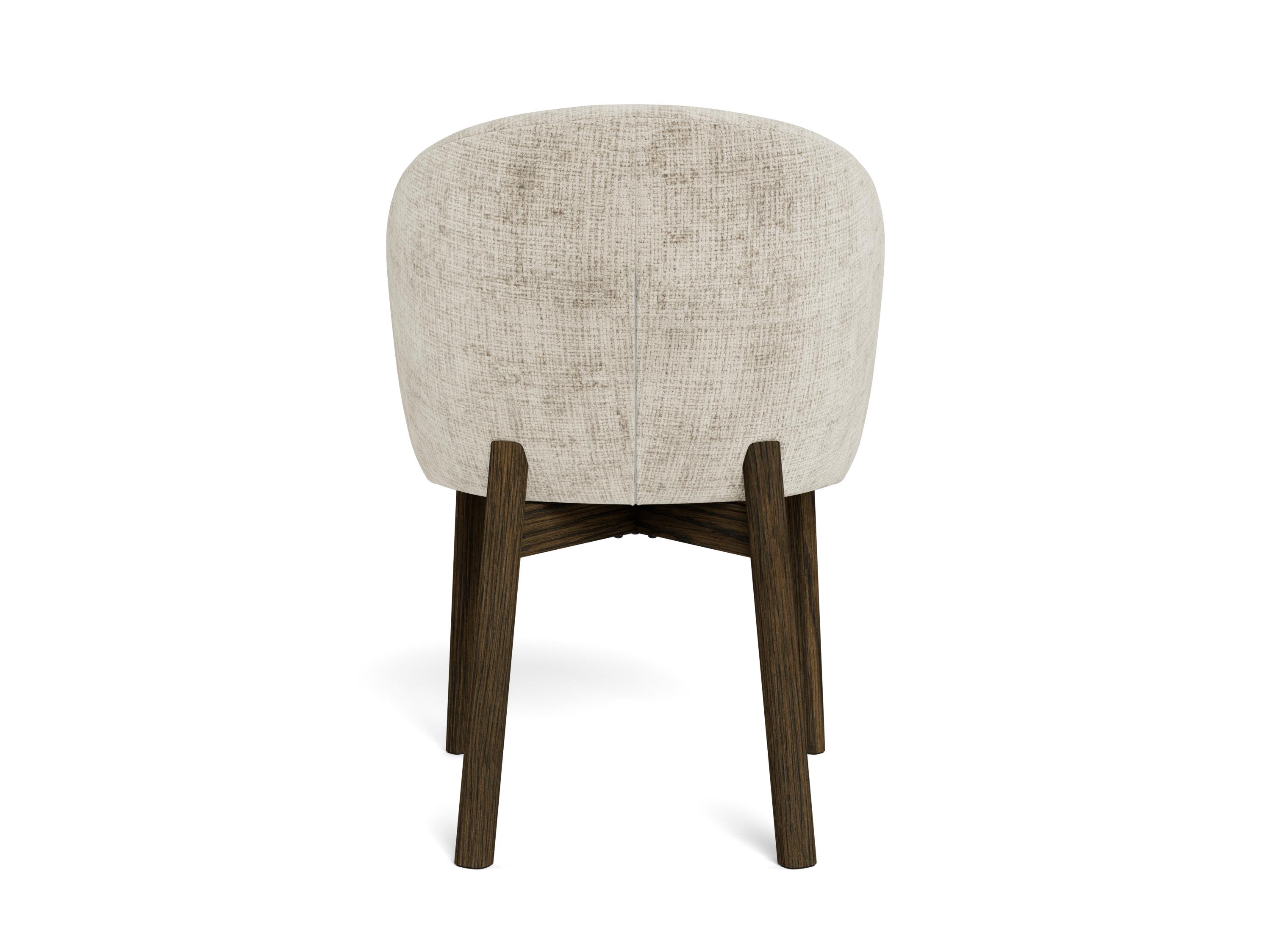 Chaise Norsica 1001 (Beige + Brun foncé)