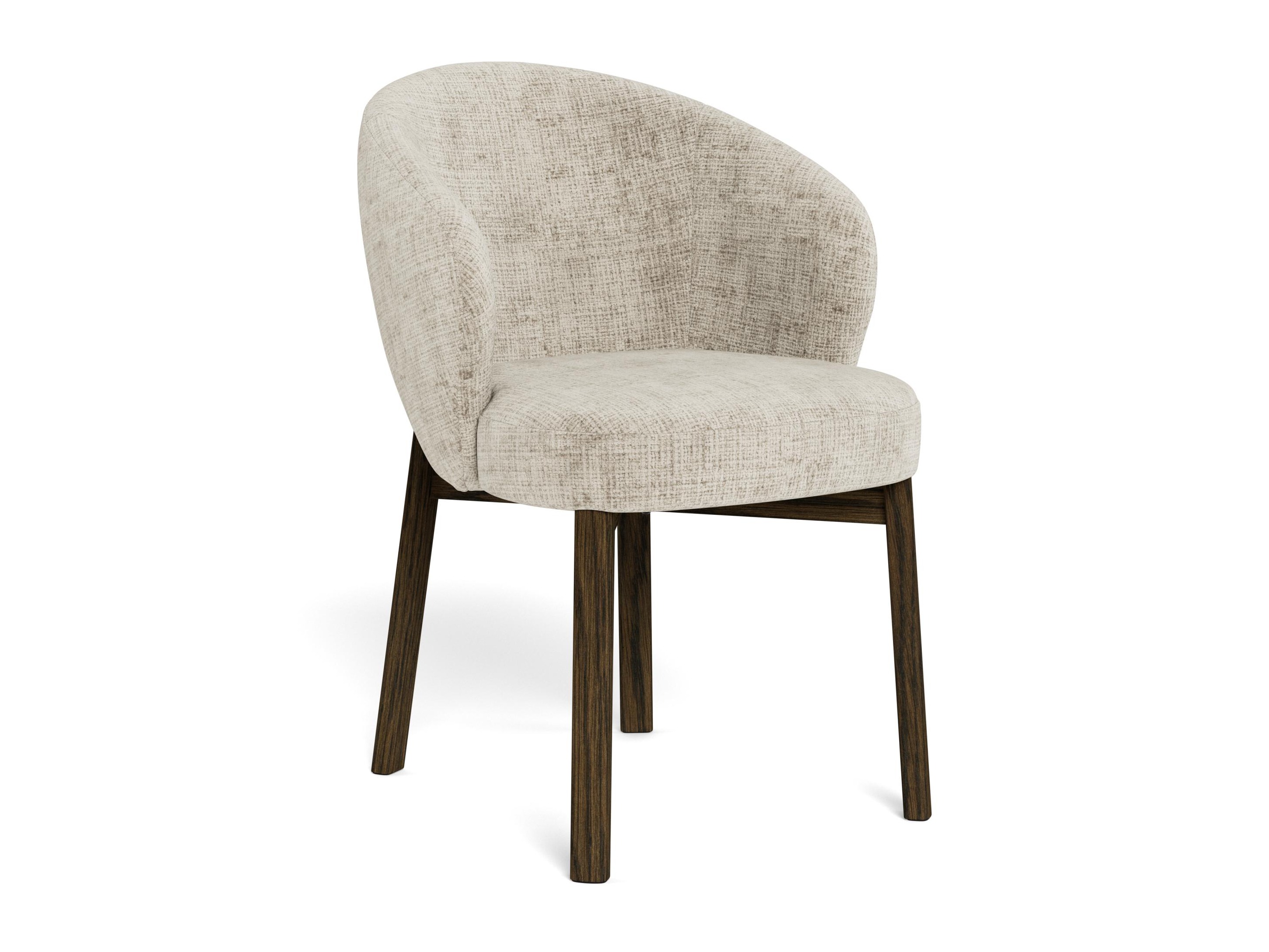 Chaise Norsica 1001 (Beige + Brun foncé)