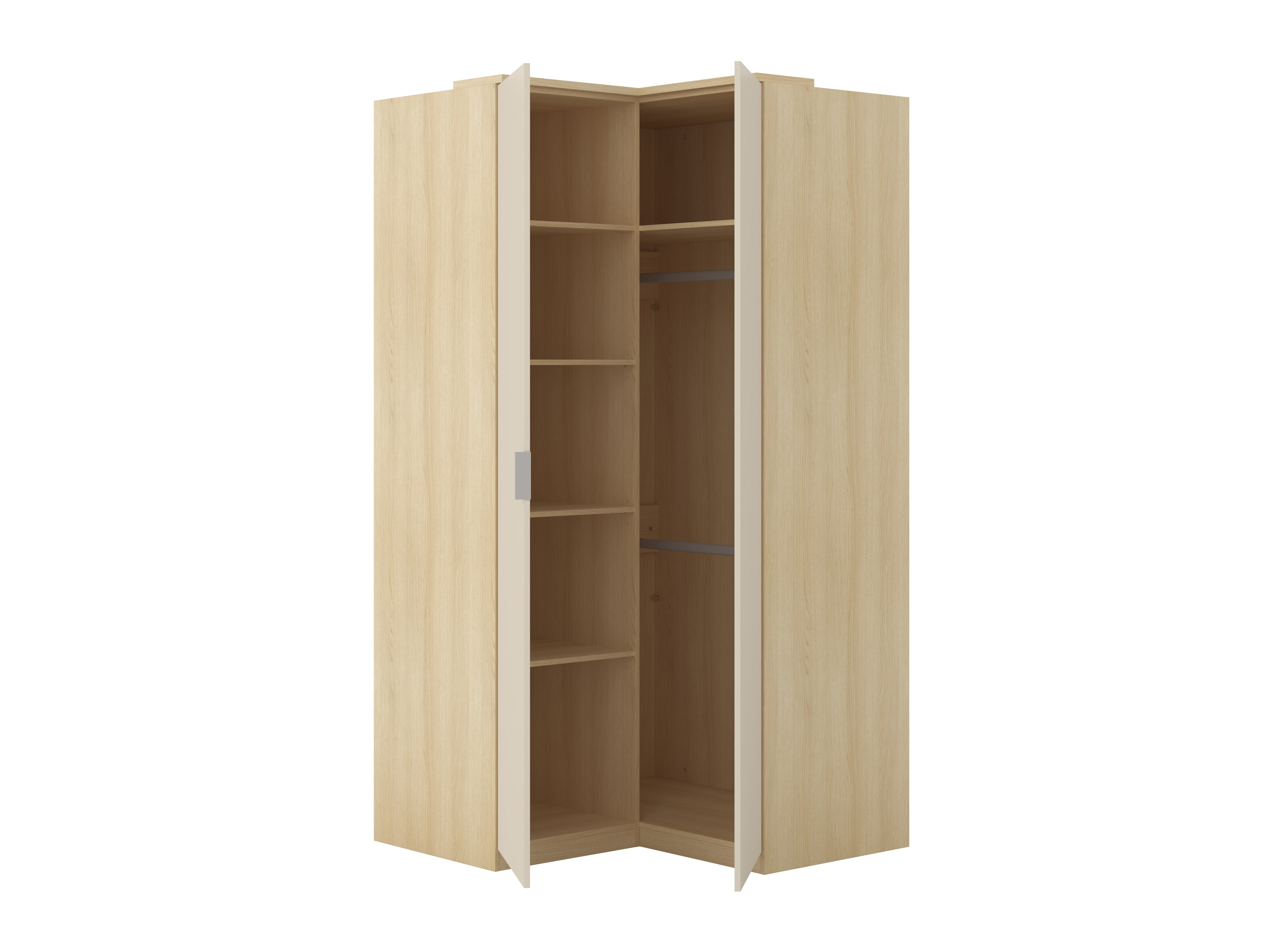 Ensemble de meubles Nolcala 121 (Chêne + Beige)