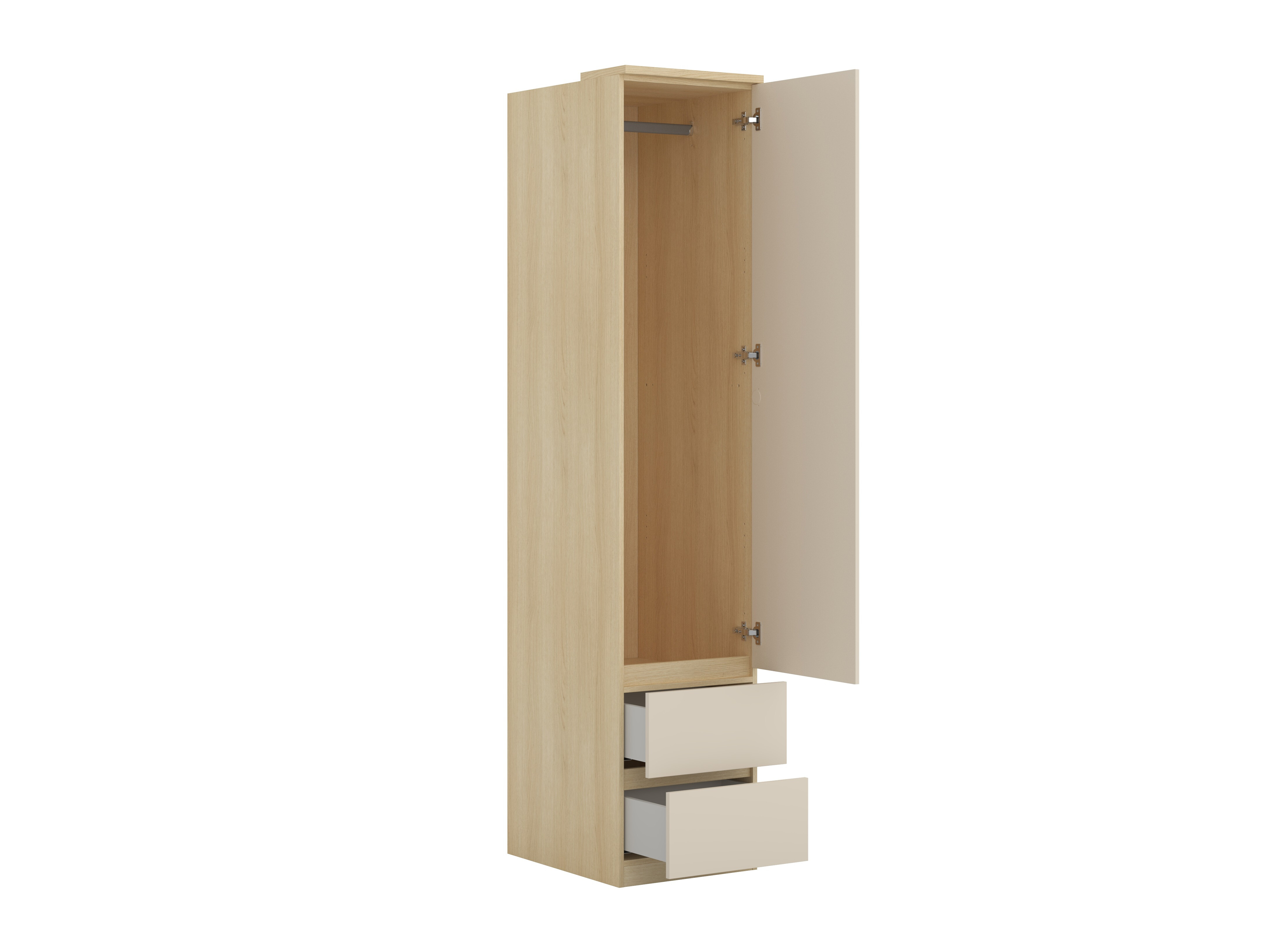 Ensemble de meubles Nolcala 121 (Chêne + Beige)