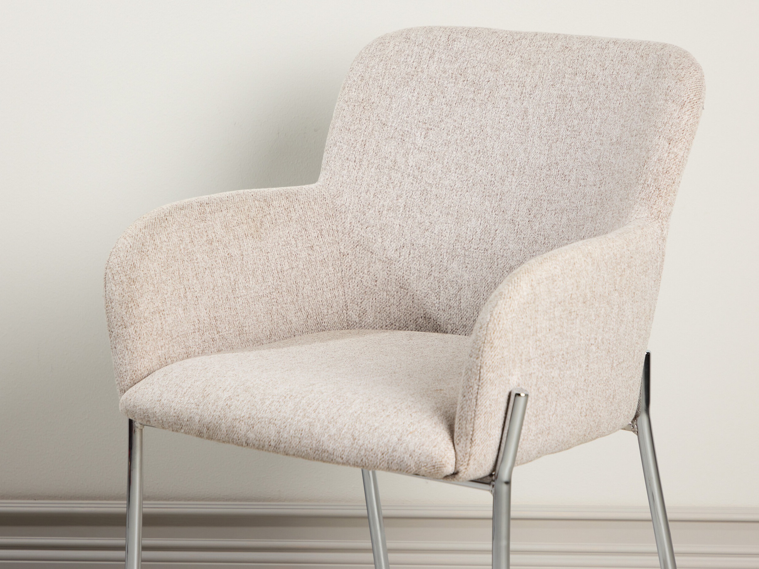 Chaise Dallas 5224 (Argent + Beige)