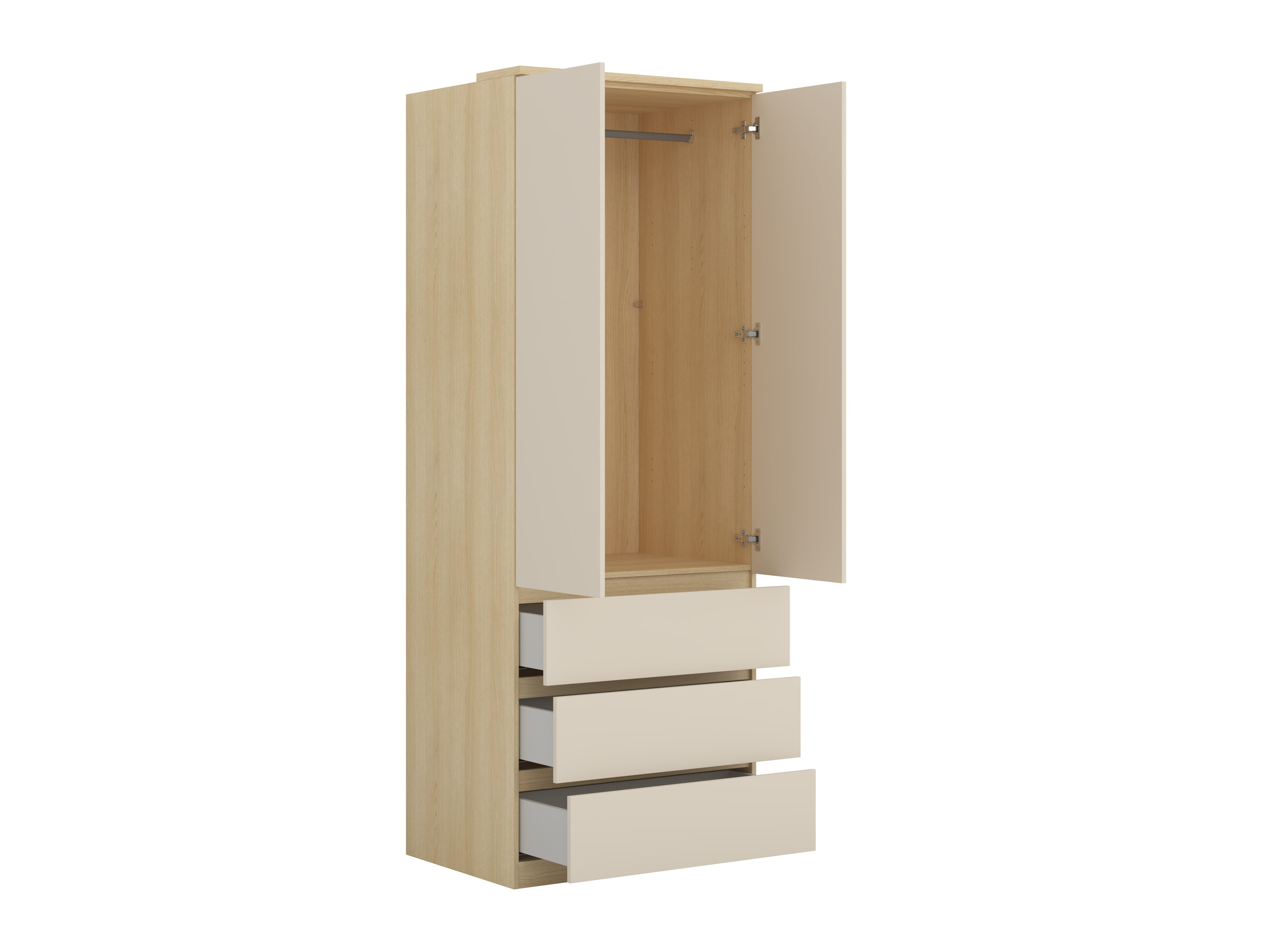 Ensemble de meubles Nolcala 122 (Chêne + Beige)