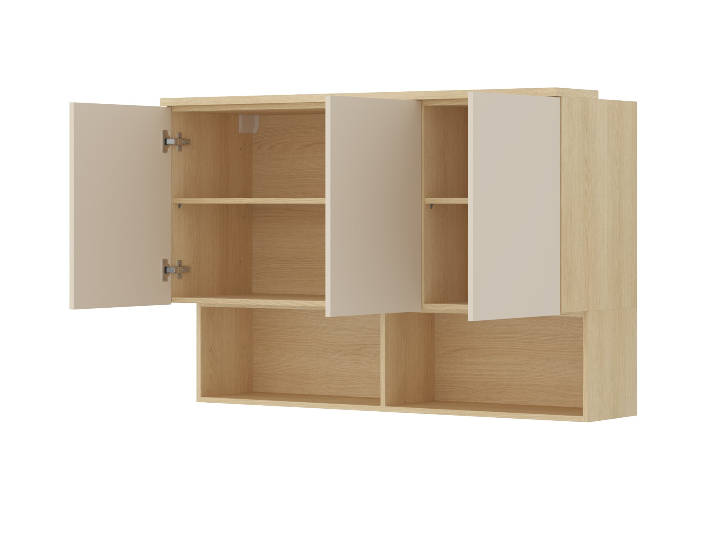 Ensemble de meubles Nolcala 122 (Chêne + Beige)
