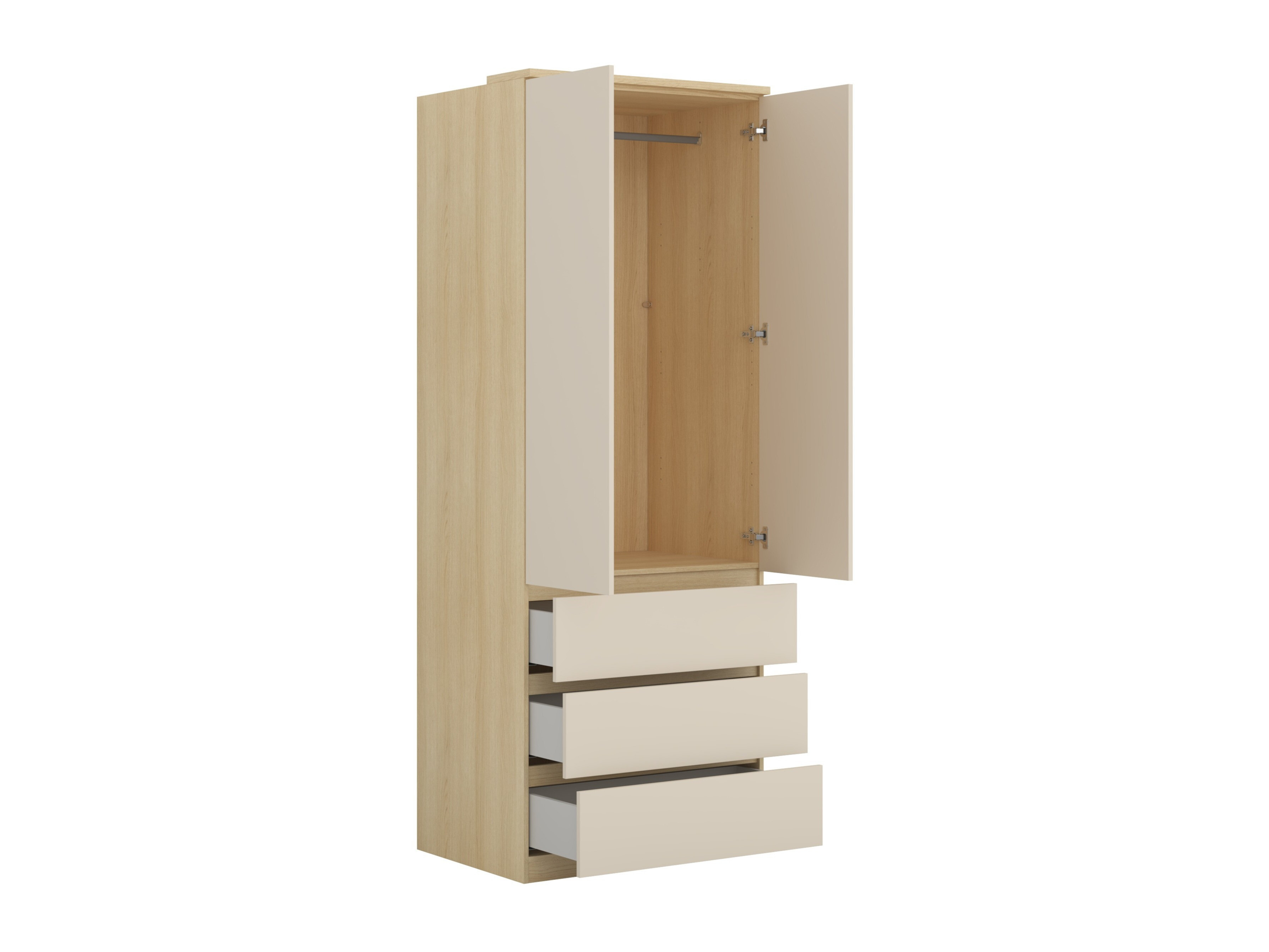 Ensemble de meubles Nolcala 123 (Chêne + Beige)