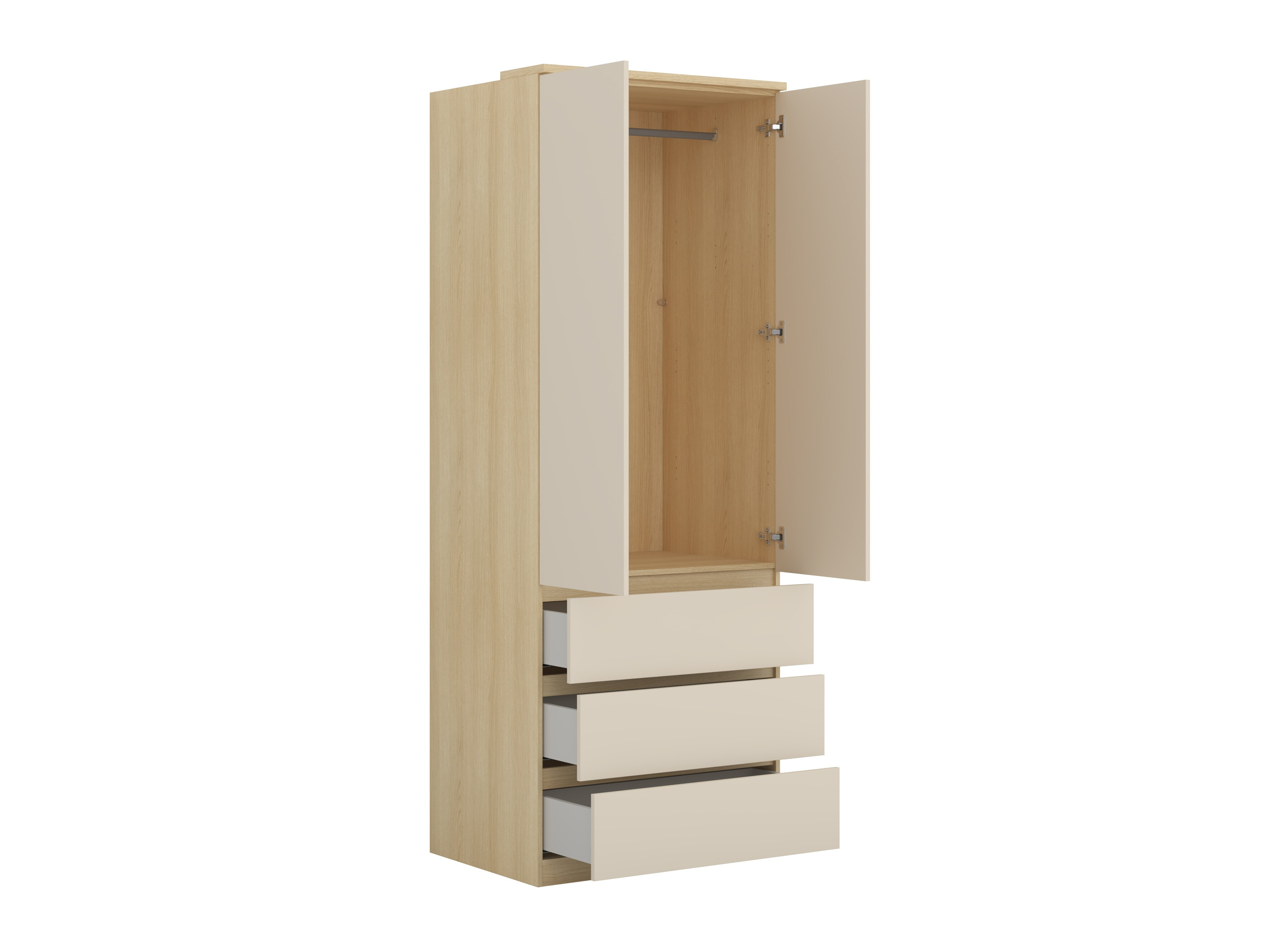 Ensemble de meubles Nolcala 123 (Chêne + Beige)