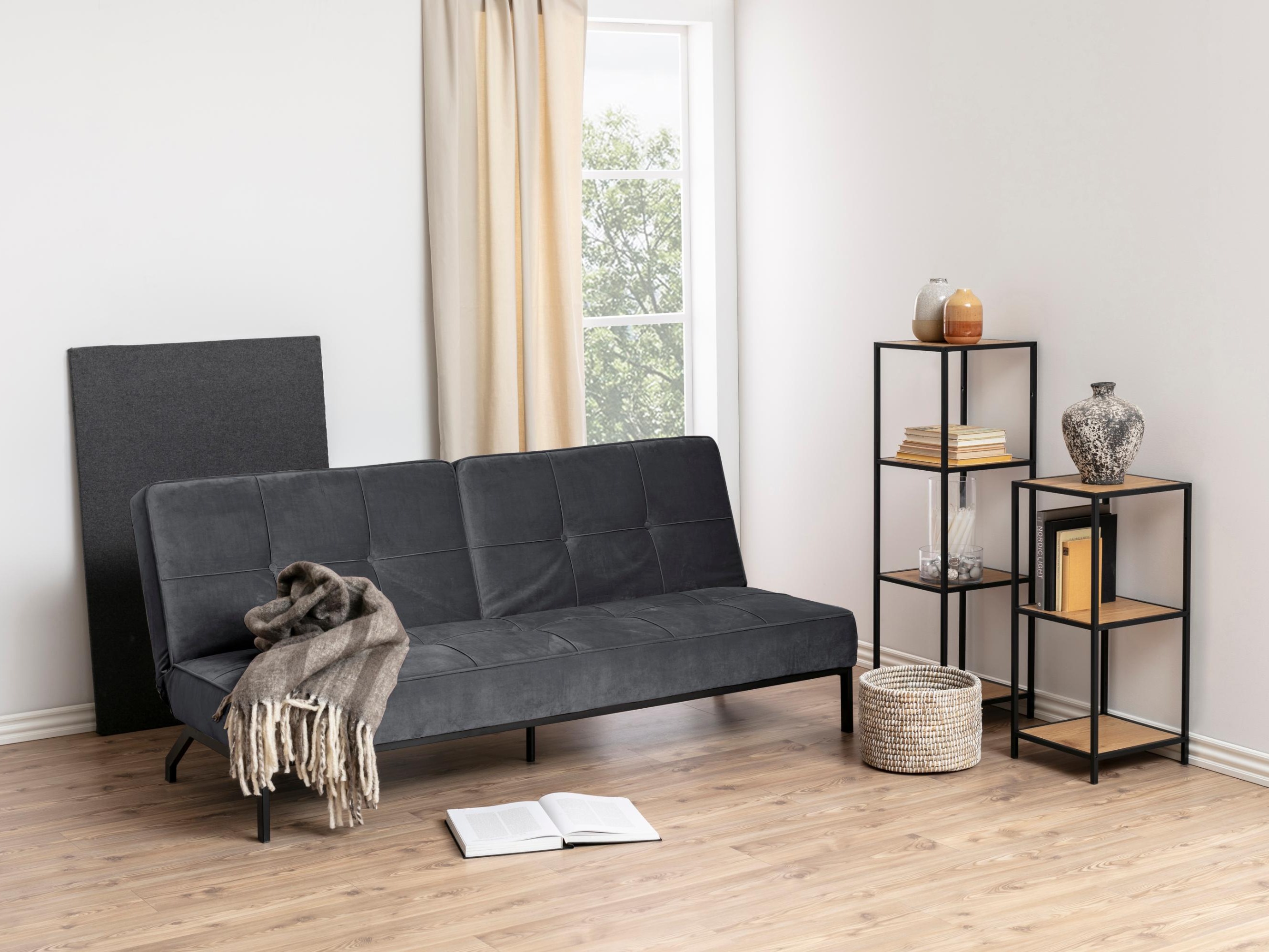 Canapé convertible Norsica 243 (Gris)