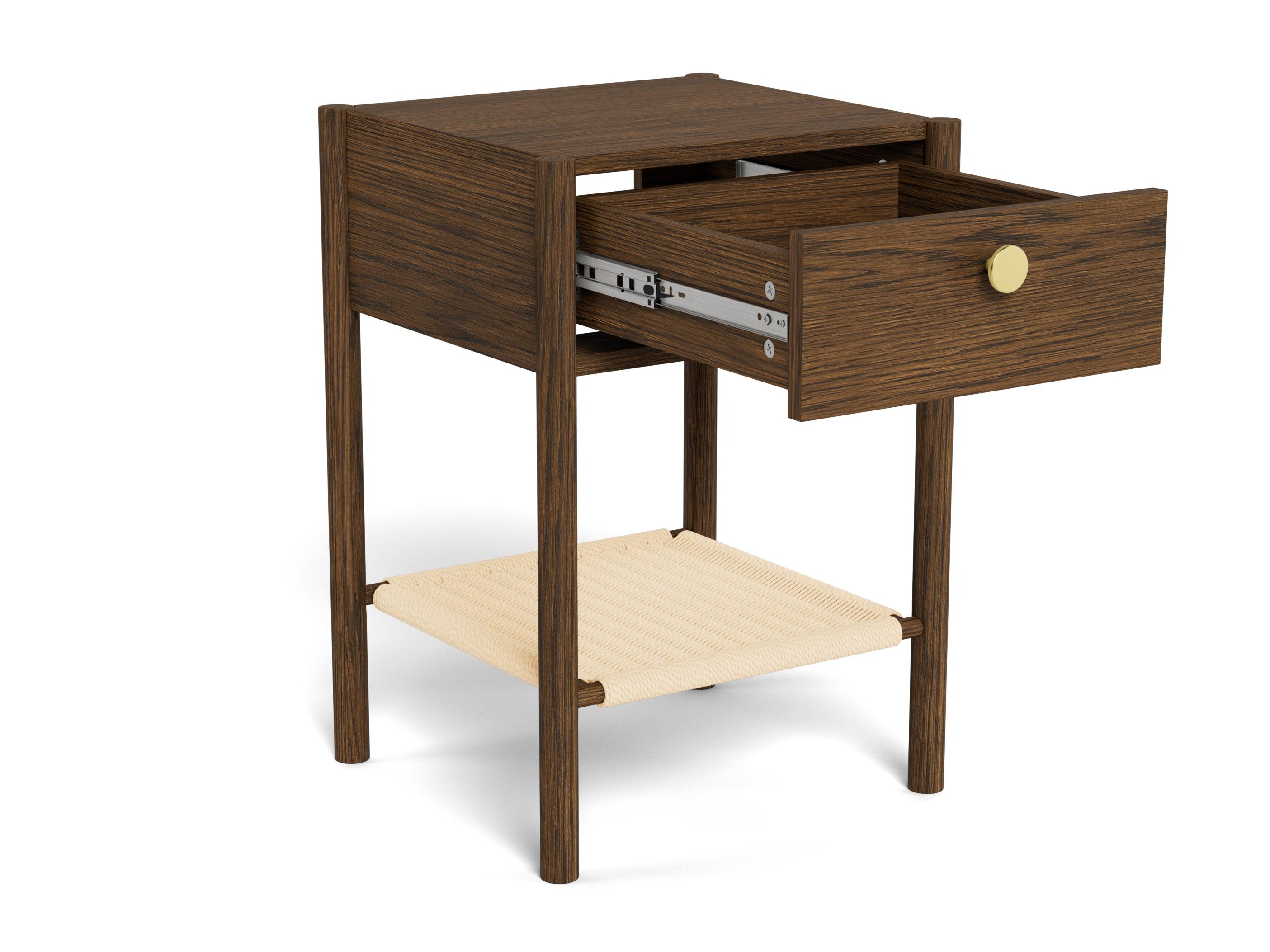 Table de chevet Norsica 983 (Chêne foncé)