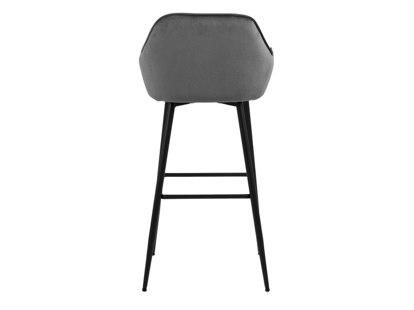 Chaise de bar Norsica 474 (Gris + Noir)