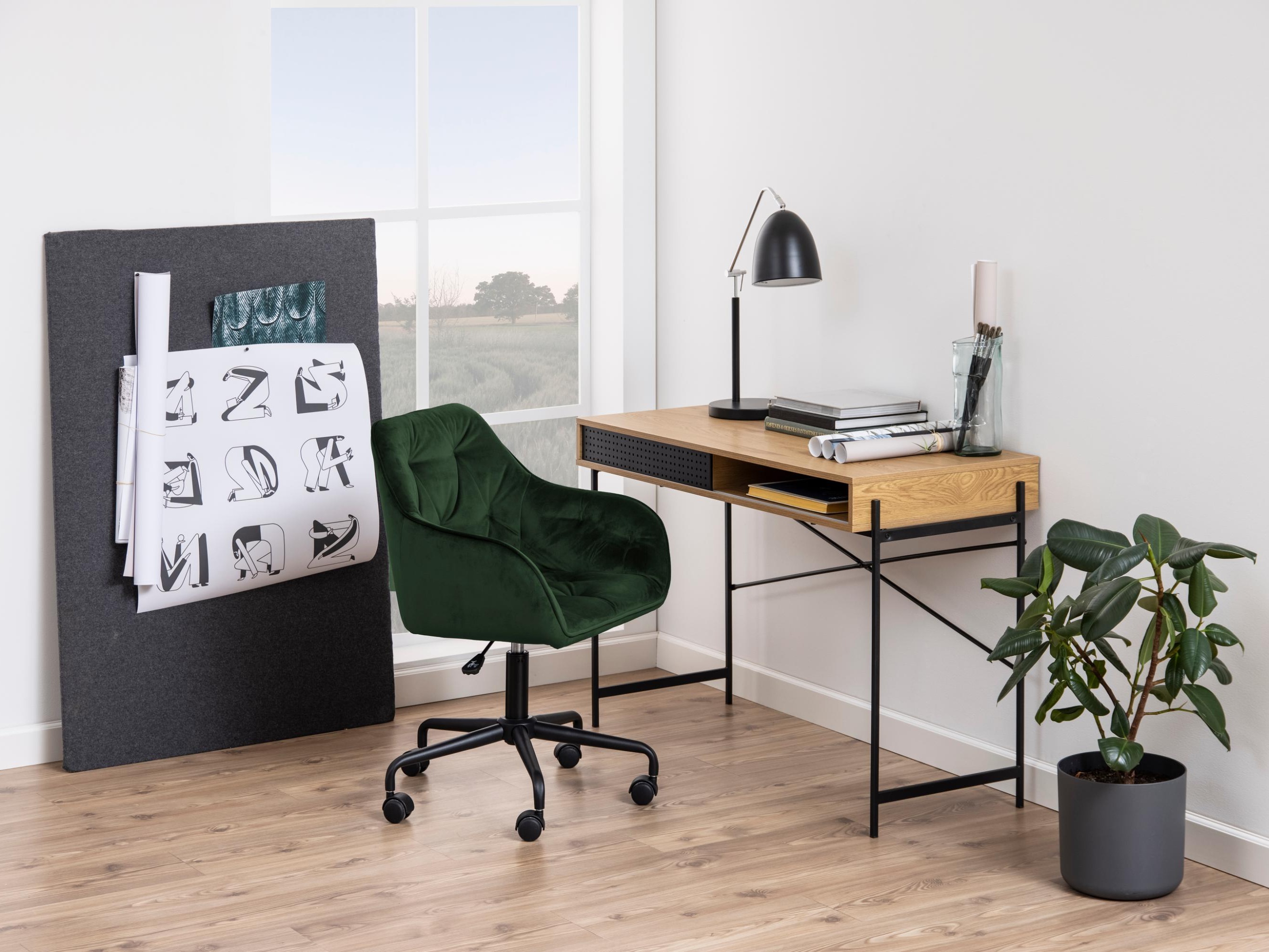 Chaise de bureau Norsica 475 (Vert)