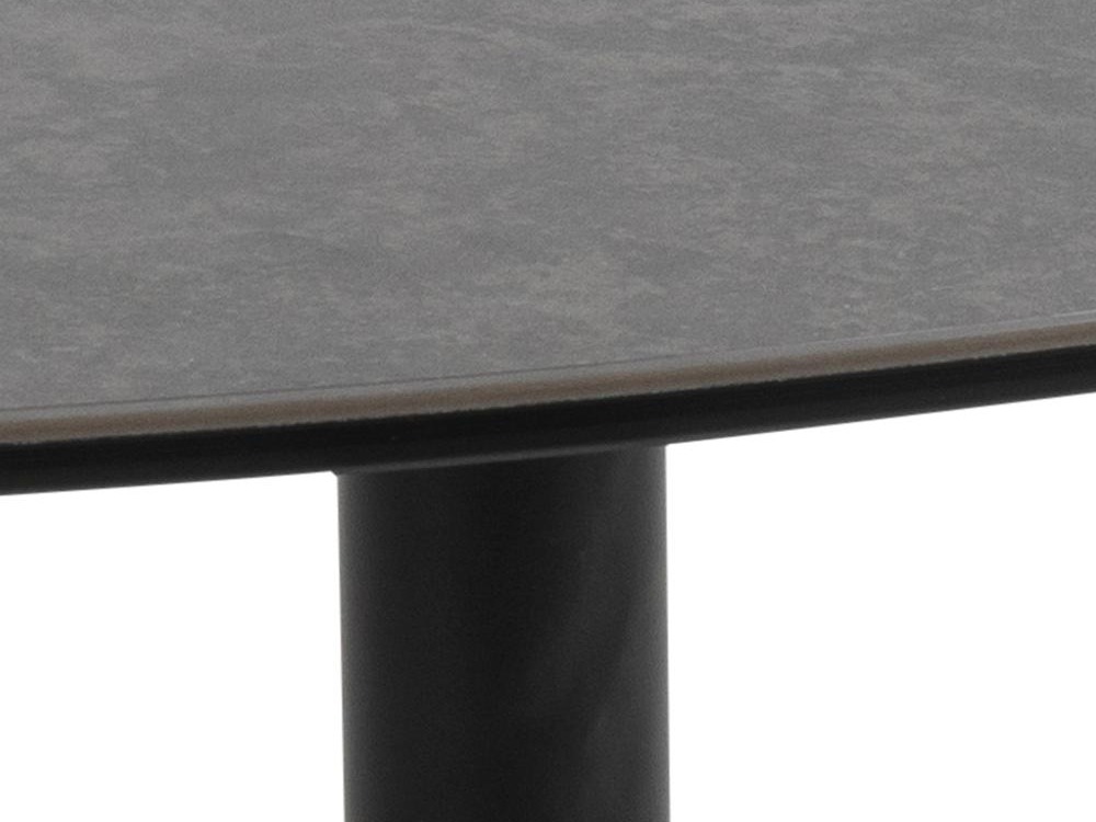 Table basse Norsica 480 (Noir + Gris foncé)