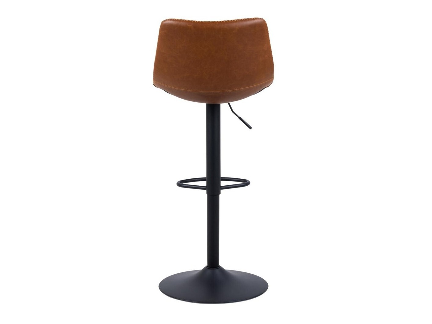 Chaise de bar mi-hauteur Norsica 500 (Noir + Marron)