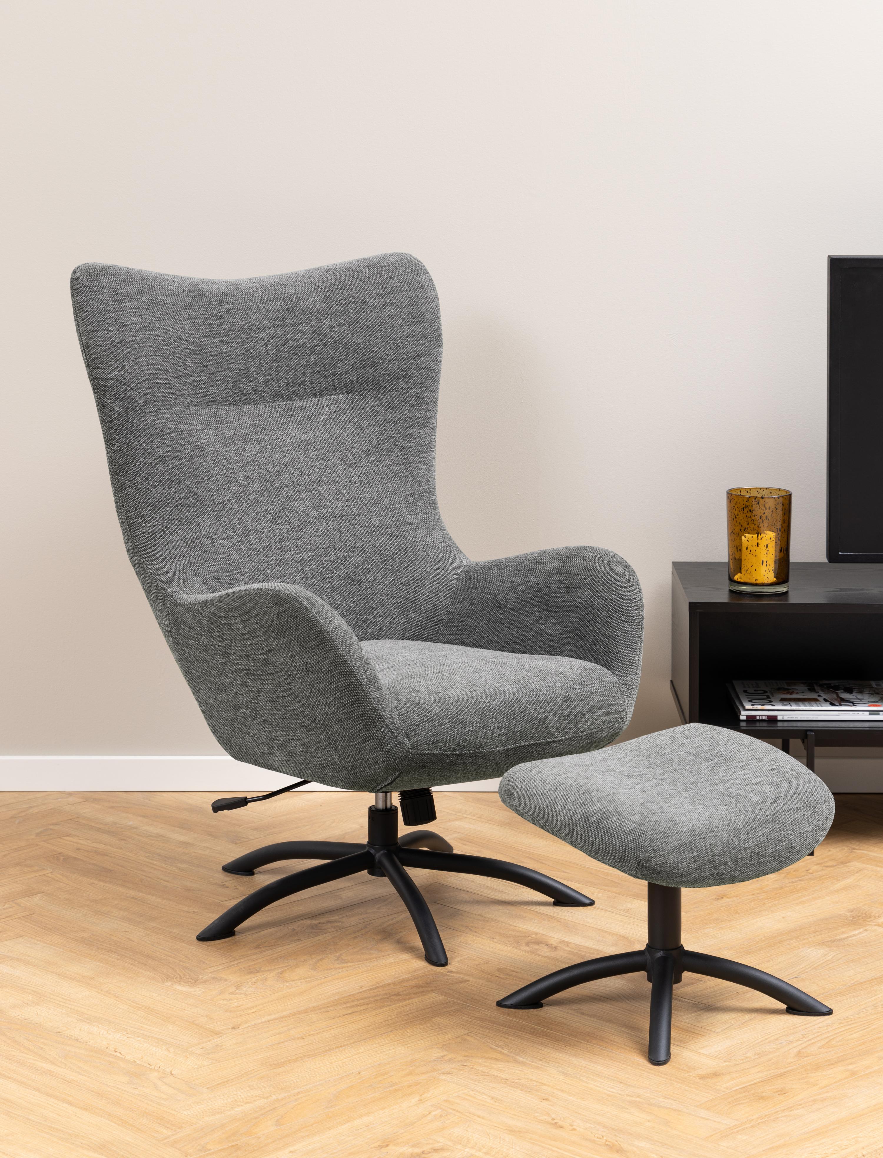 Fauteuil Norsica 490 (Noir + Gris)