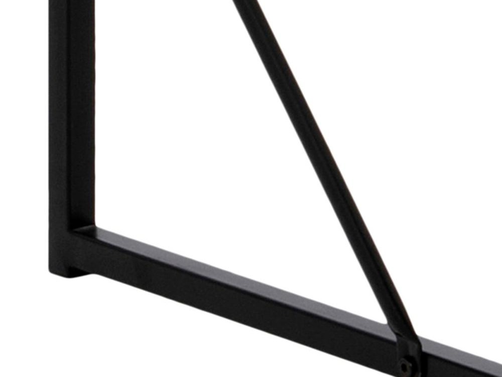 Table de bar Norsica Sevferi 162 (Noir + Chêne sombre)