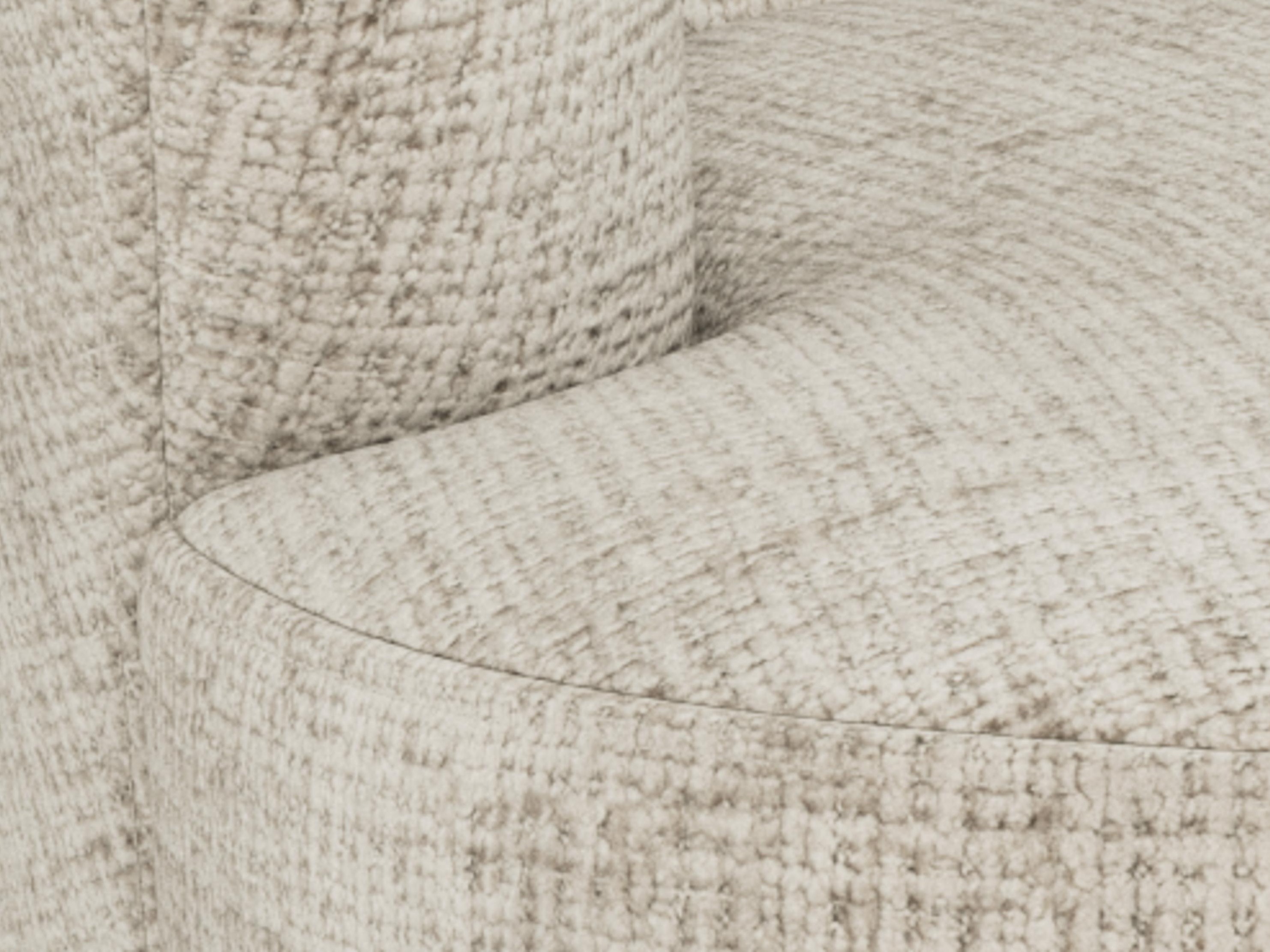 Fauteuil Norsica 1064 (Beige + Chêne foncé)