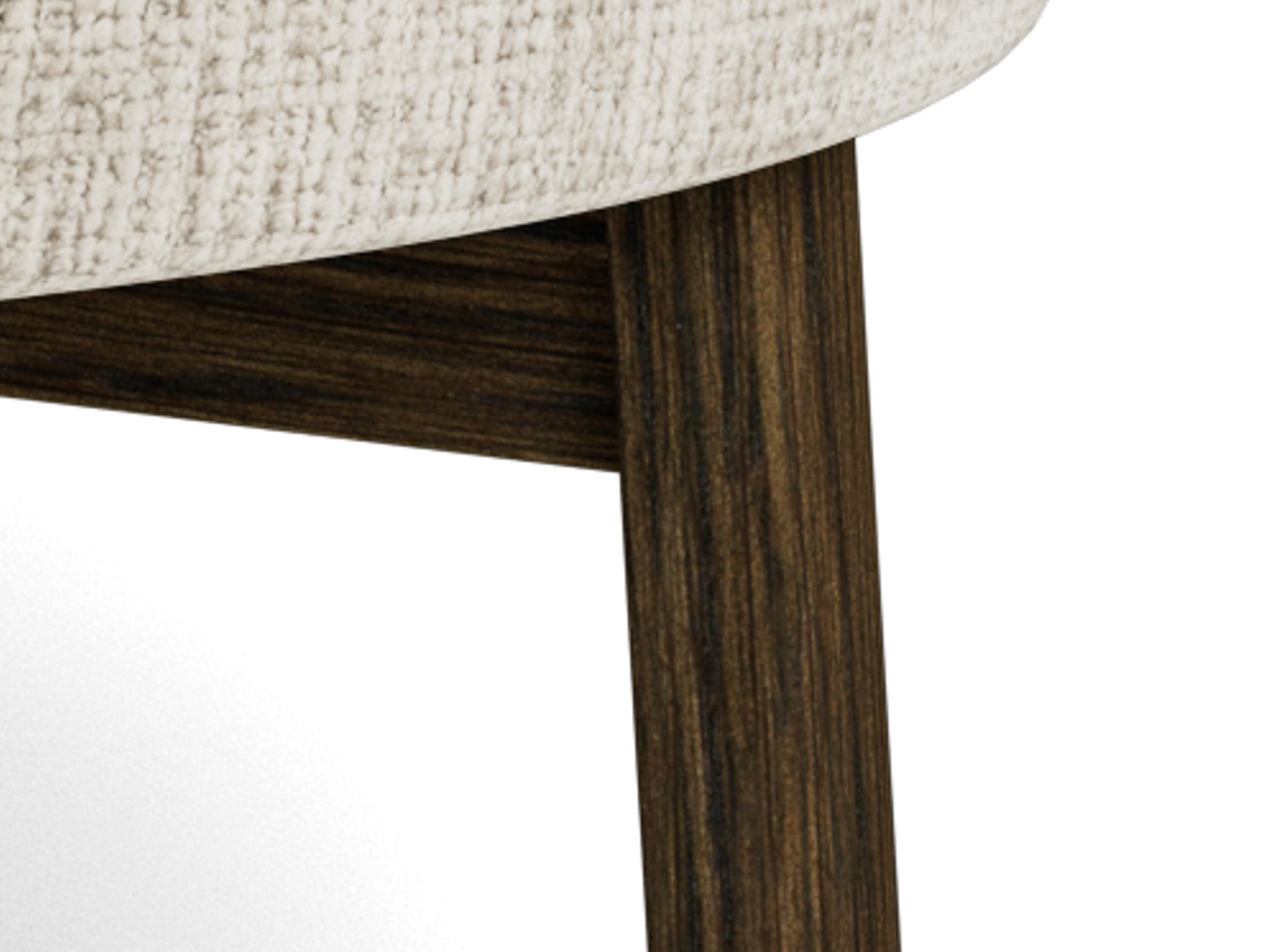 Fauteuil Norsica 1064 (Beige + Chêne foncé)