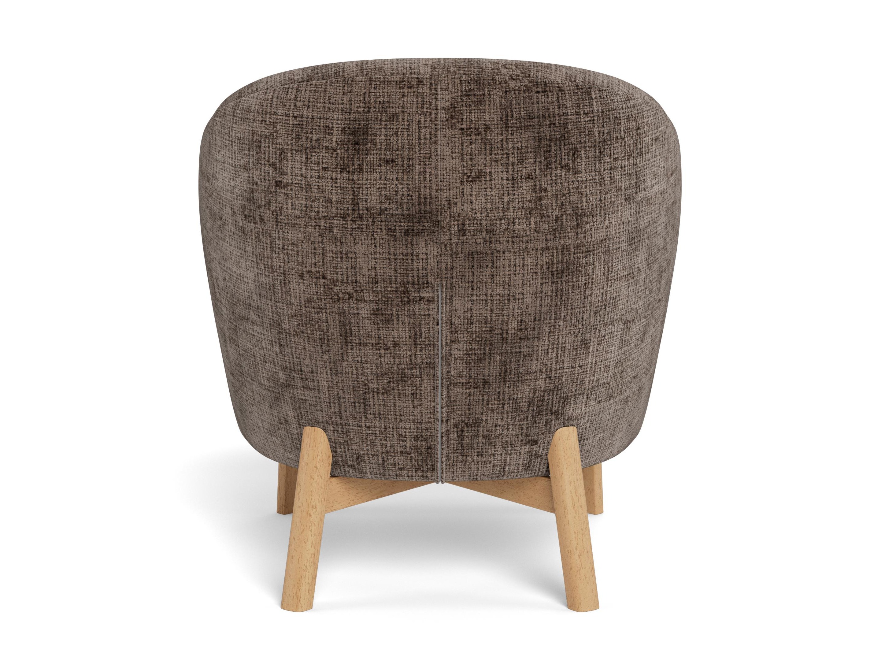 Fauteuil Norsica 1064 (Brun foncé + Chêne)