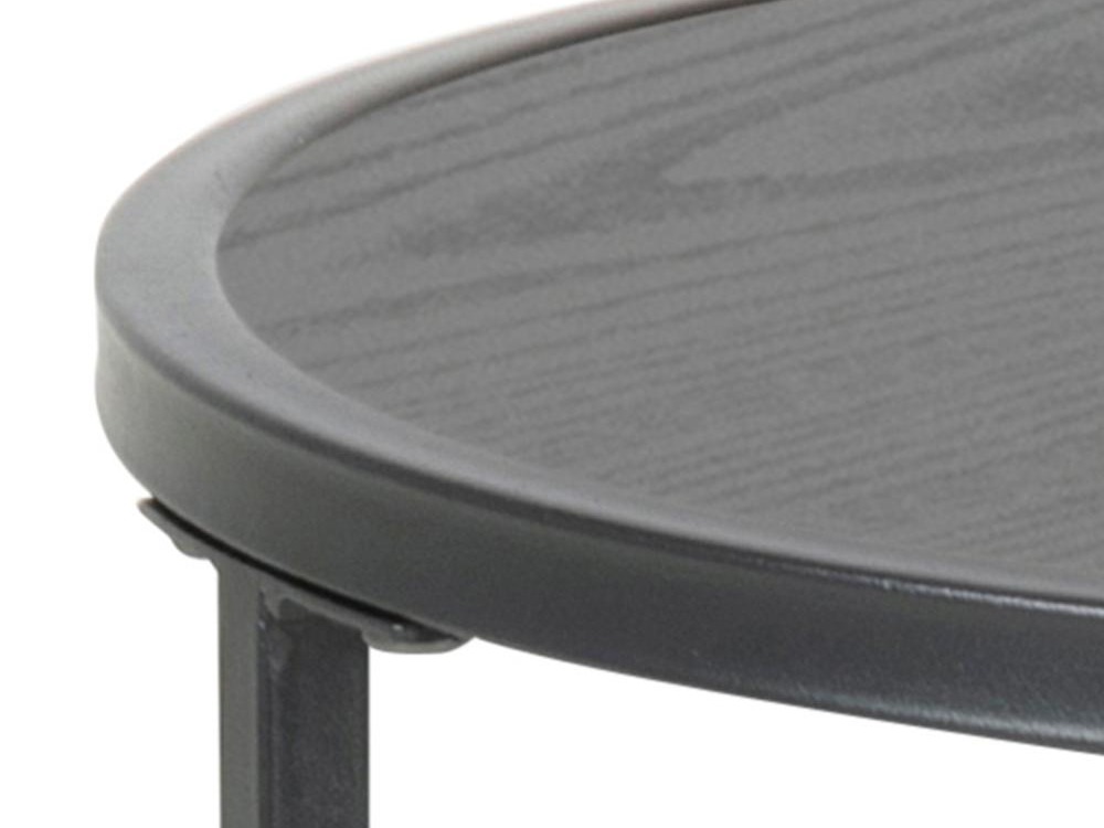Table d'appoint Norsica Sevferi 118 (Cendre noire + Noir)