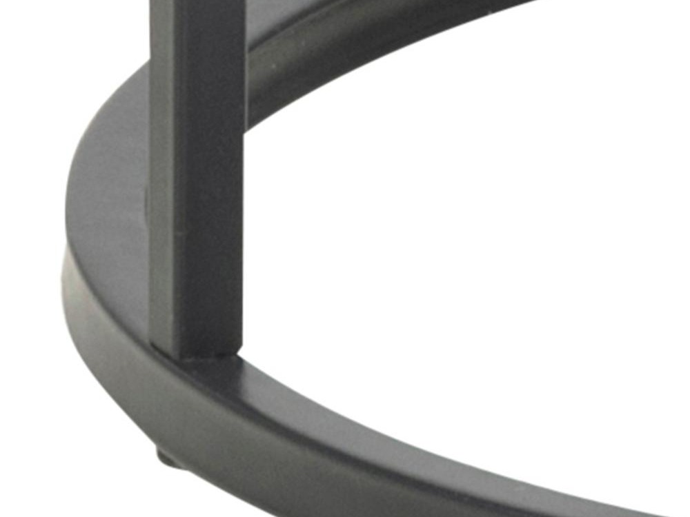 Table d'appoint Norsica Sevferi 118 (Cendre noire + Noir)