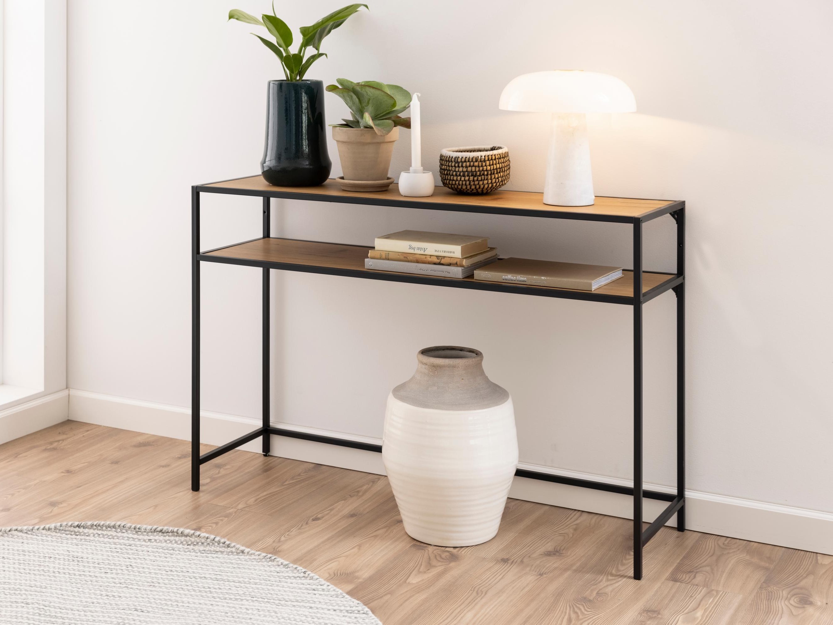 Console Norsica Sevferi 126 (Chêne sauvage + Noir)