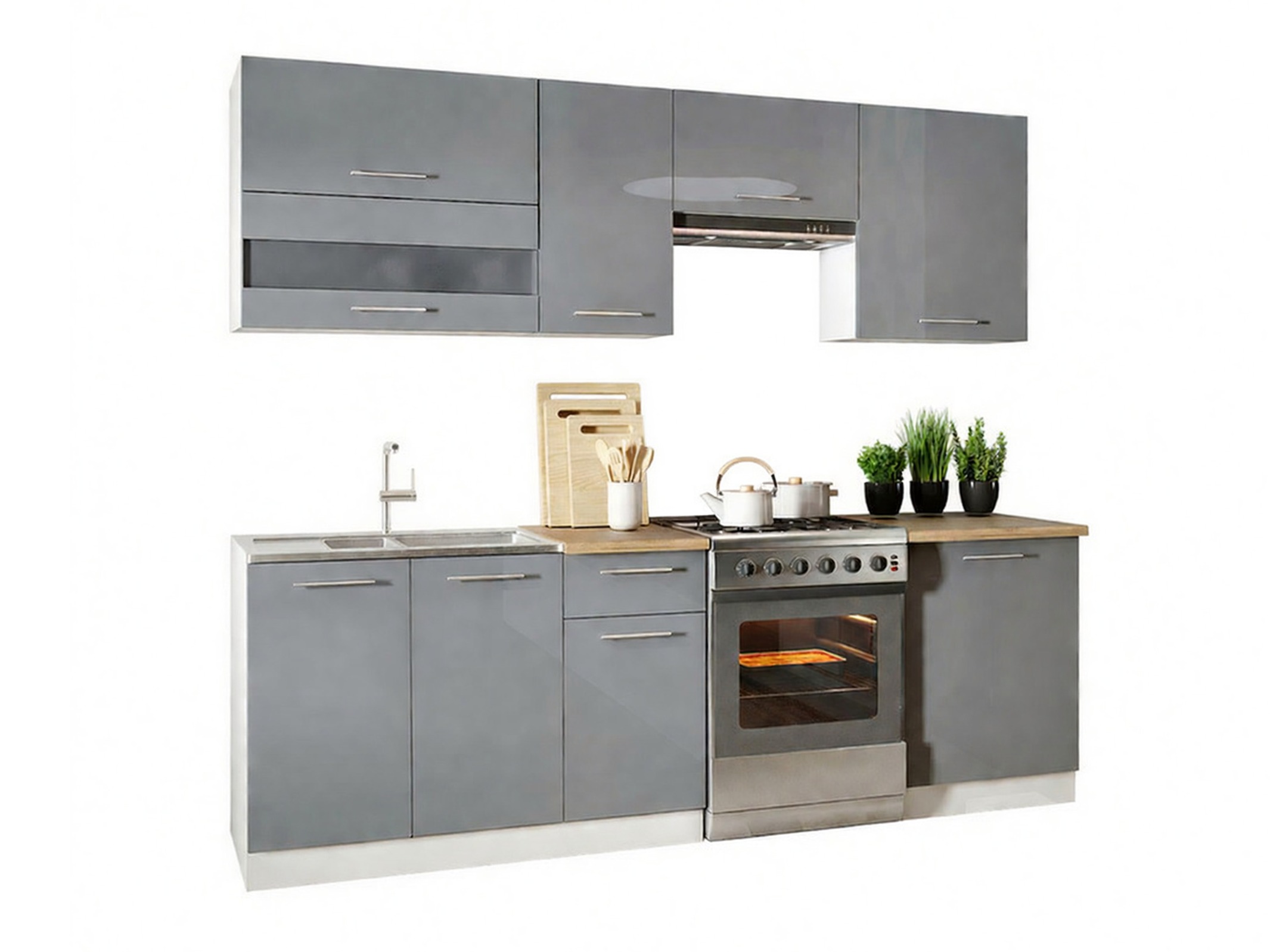 Cuisine complète modulaire Tiffa Grey 106