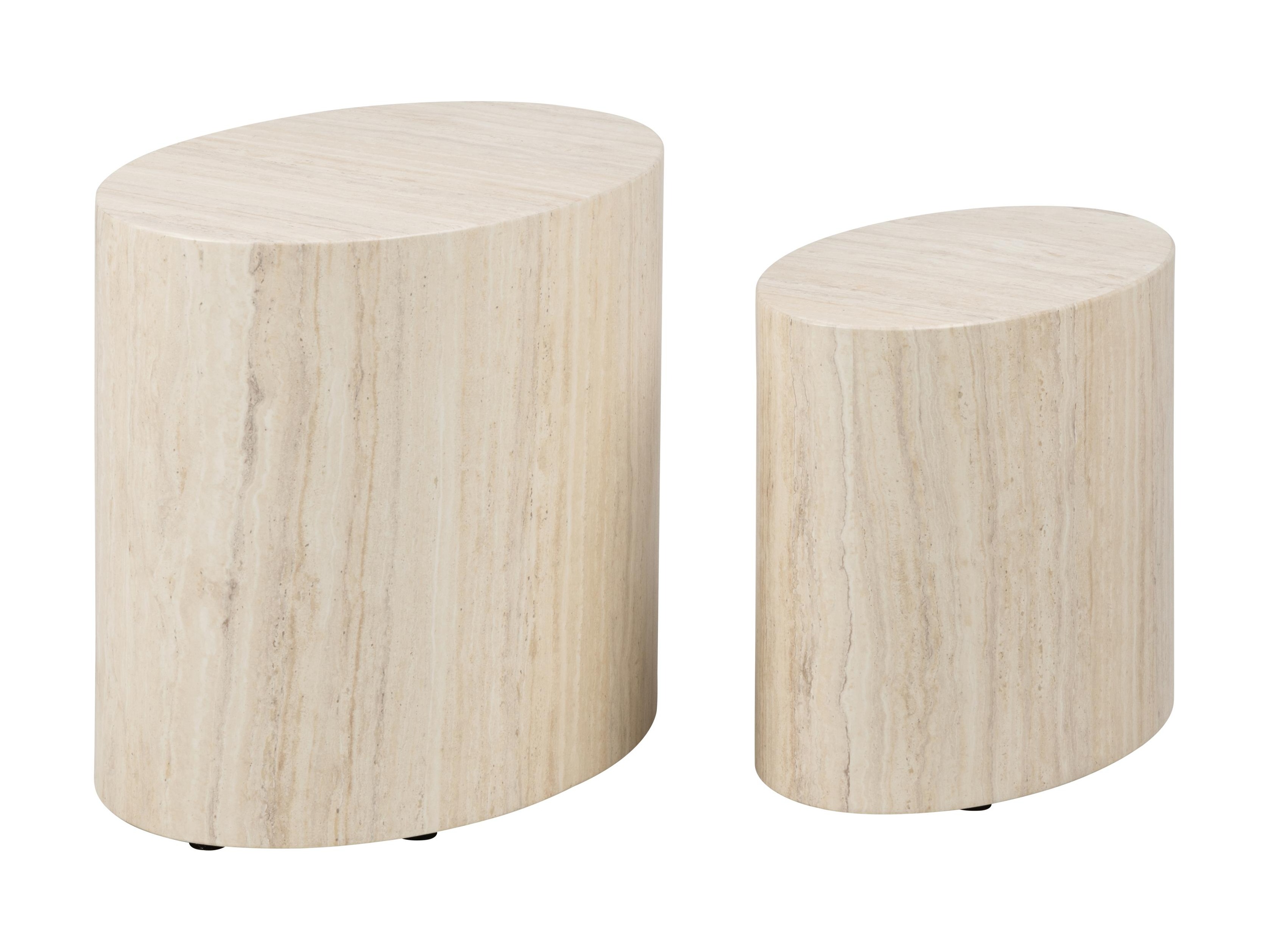 Ensemble de tables d'appoint Norsica 587 (Beige)