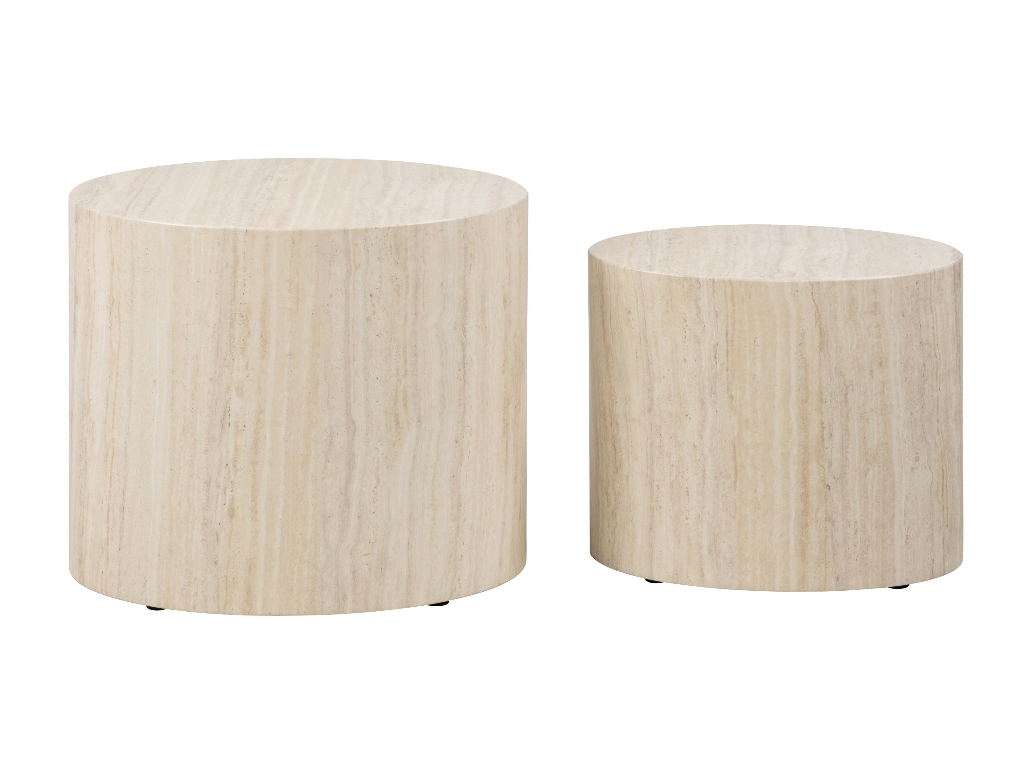Ensemble de tables d'appoint Norsica 587 (Beige)