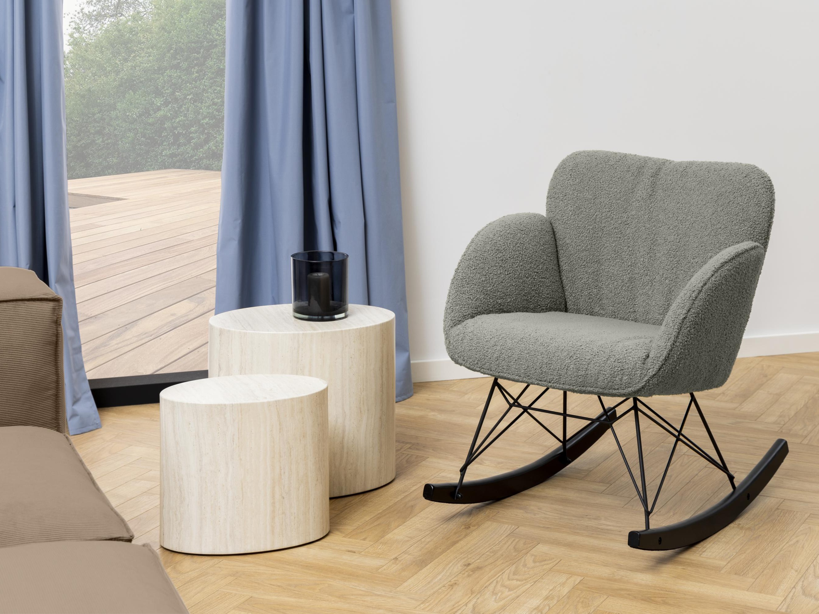 Ensemble de tables d'appoint Norsica 587 (Beige)
