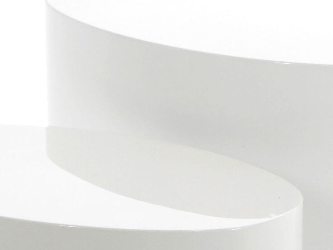 Ensemble de tables d'appoint Norsica 587 (Blanc brillant)