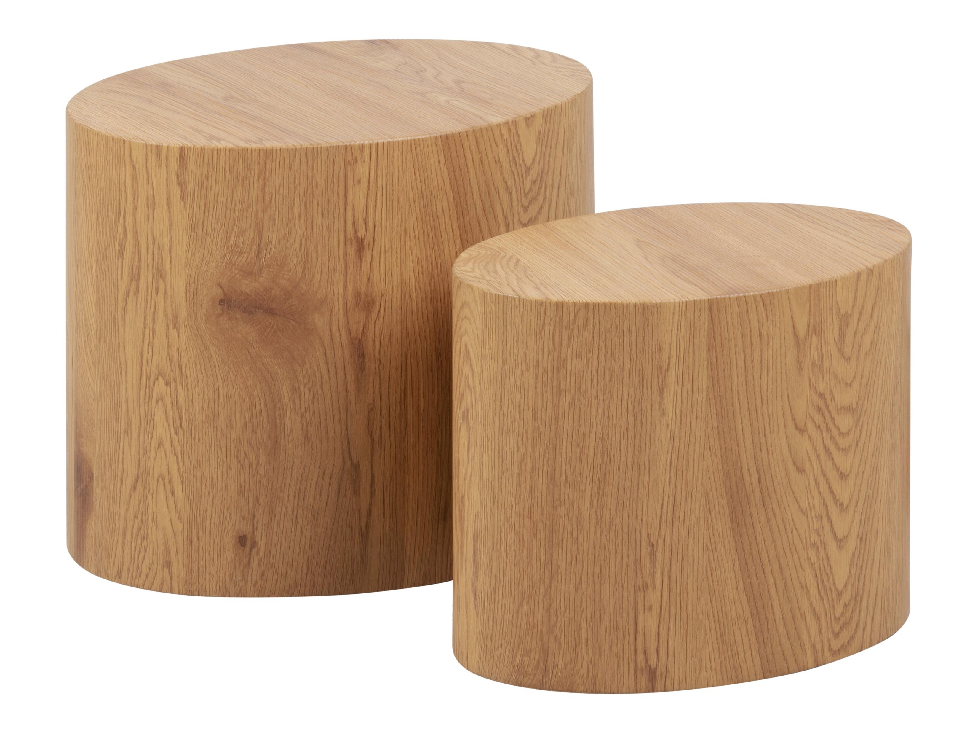 Ensemble de tables d'appoint Norsica 587 (Chêne sauvage)