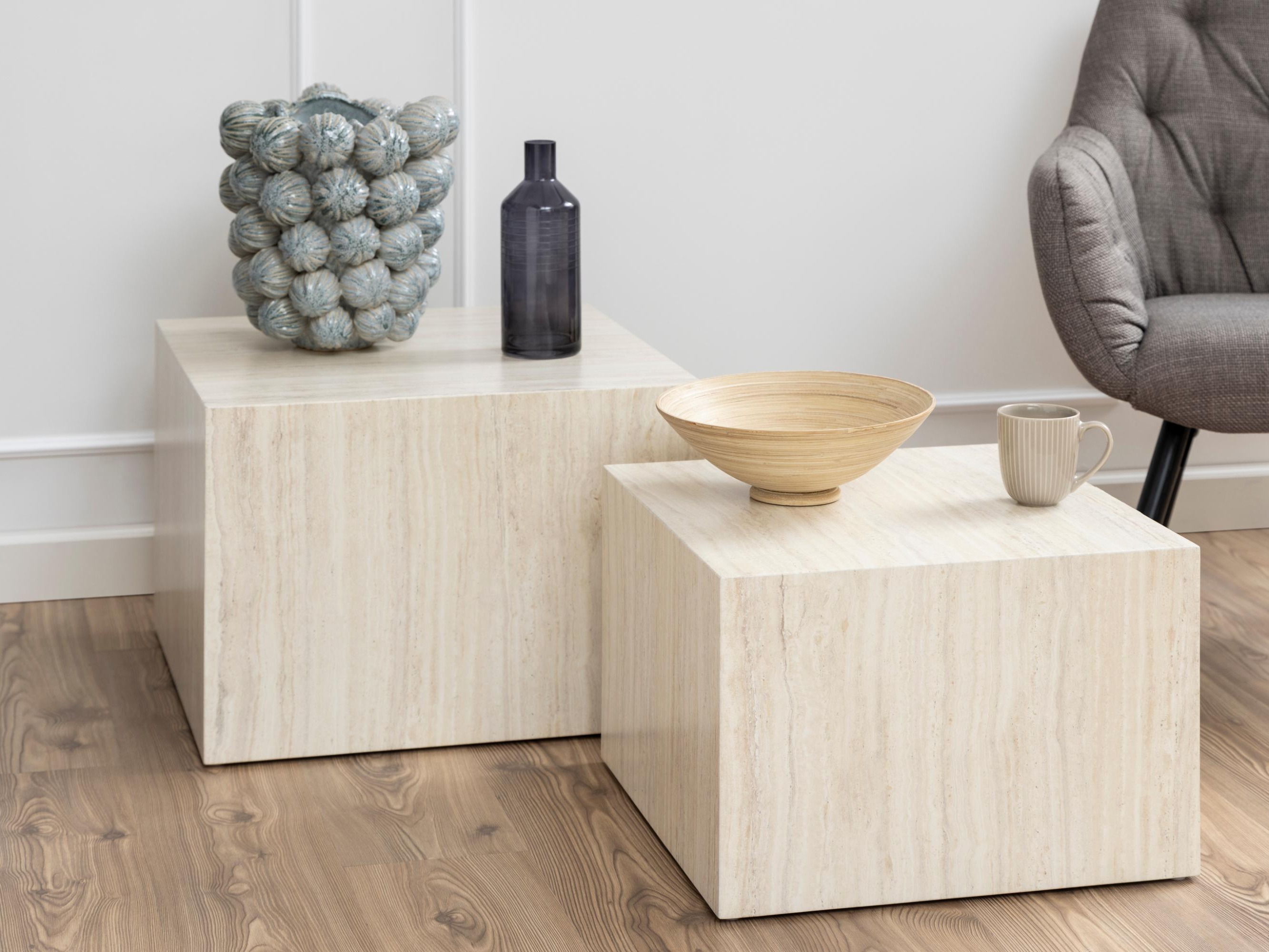 Ensemble tables basses Norsica 603 (Beige)