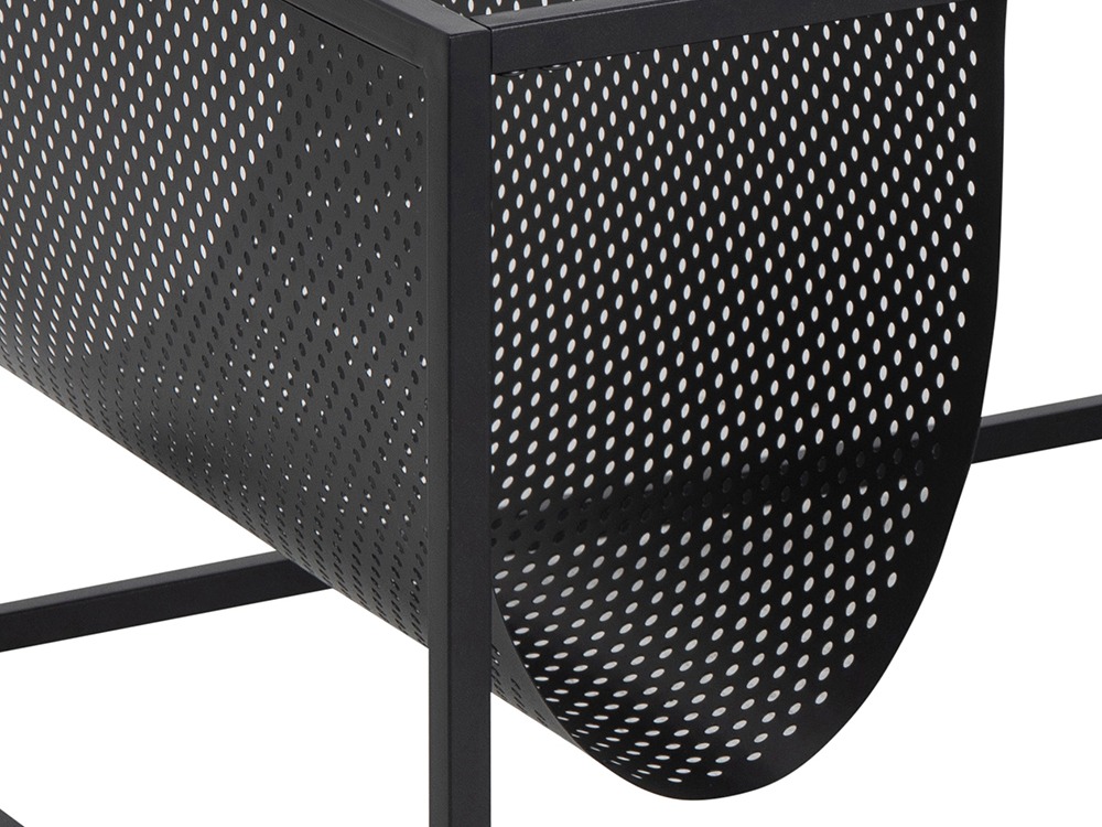 Table basse Norsica Sevferi 130 (Cendre noire + Noir)