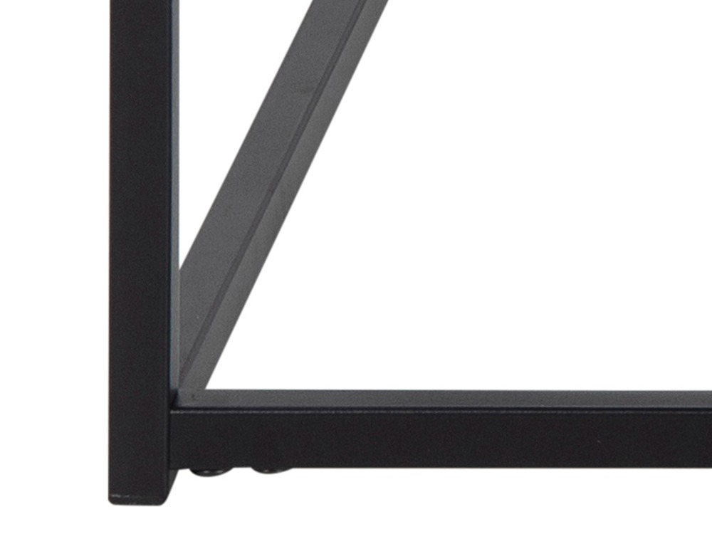 Table basse Norsica Sevferi 130 (Cendre noire + Noir)