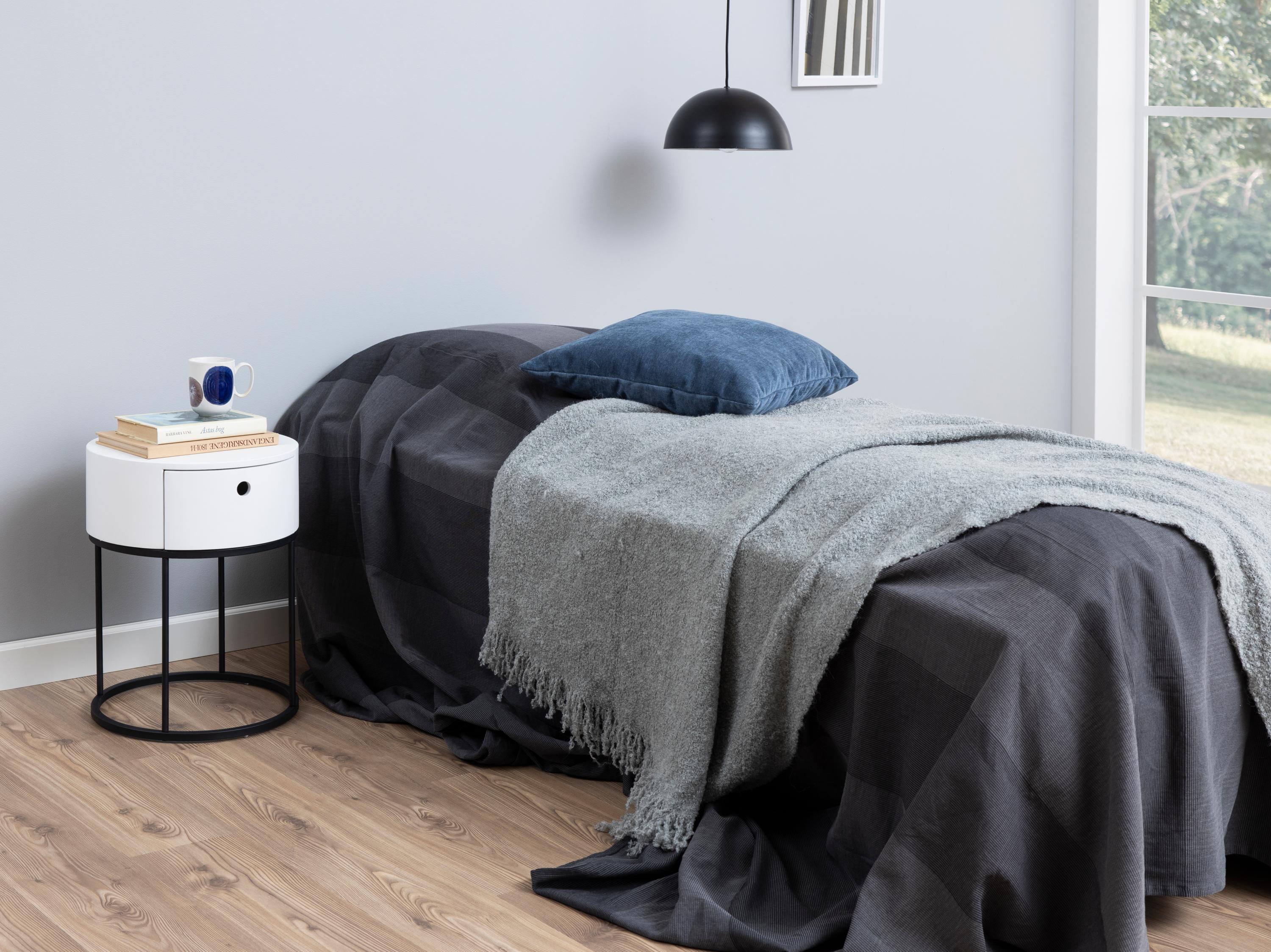 Table d'appoint Norsica 595 (Blanc + Noir)