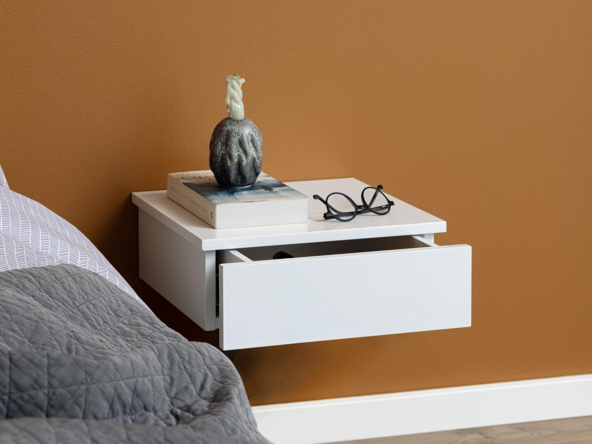 Table de chevet Norsica 601 (Blanc)